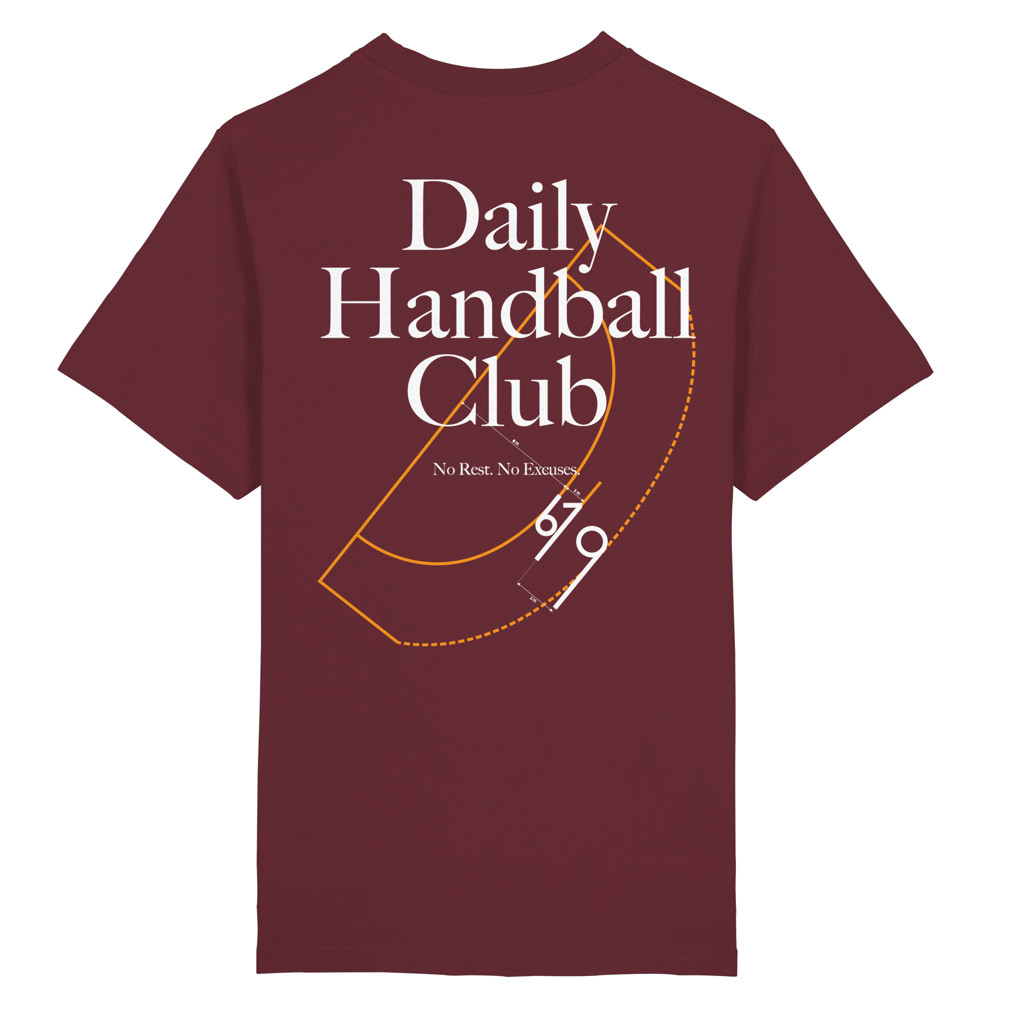 Daily Handball Club - No Rest. No Excuses. - Heavy Oversized Organic Shirt