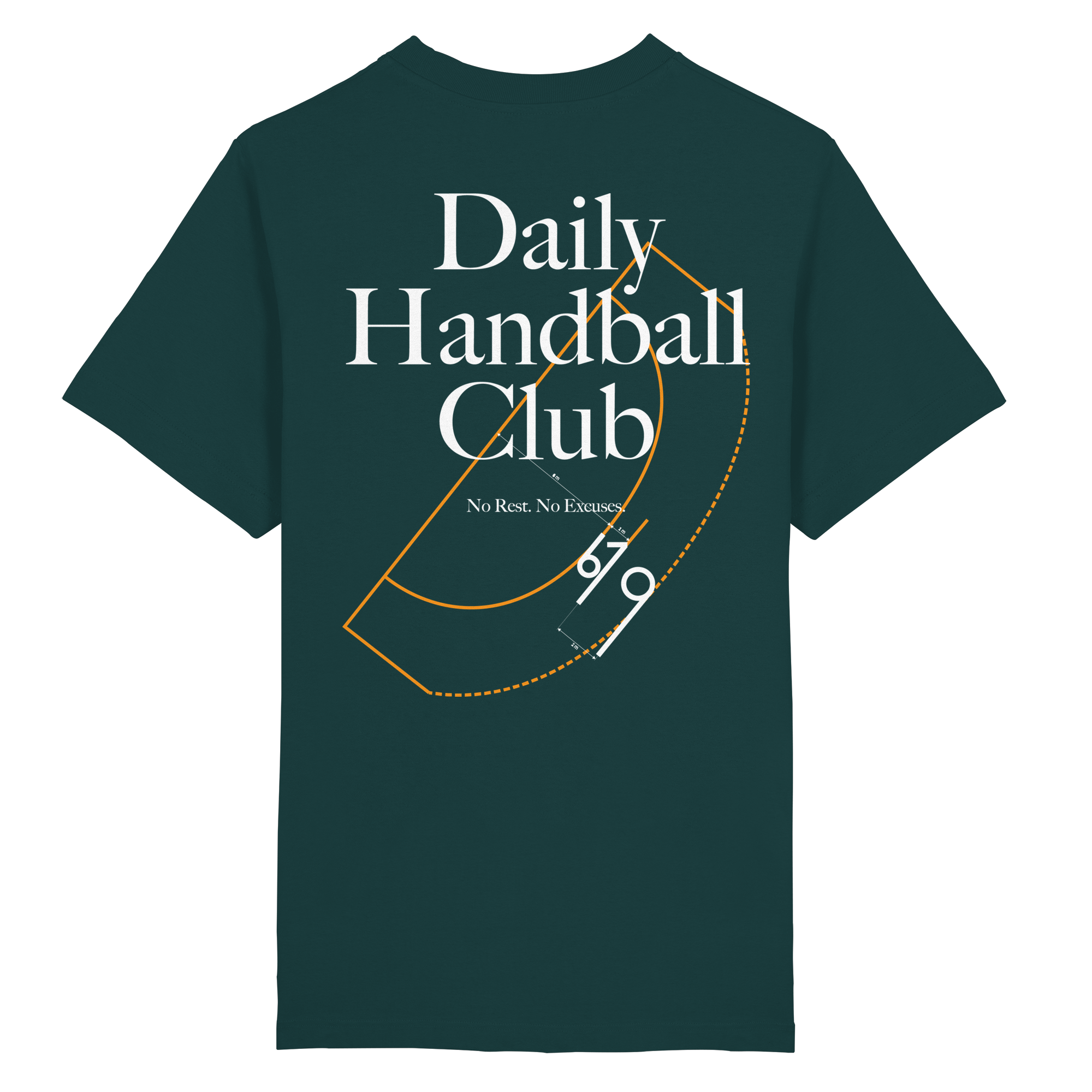 Daily Handball Club - No Rest. No Excuses. - Heavy Oversized Organic Shirt