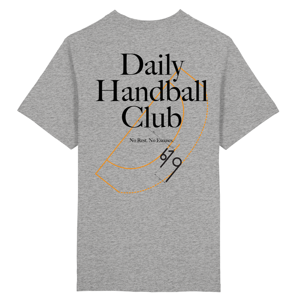Daily Handball Club - No Rest. No Excuses. - Heavy Oversized Organic Shirt
