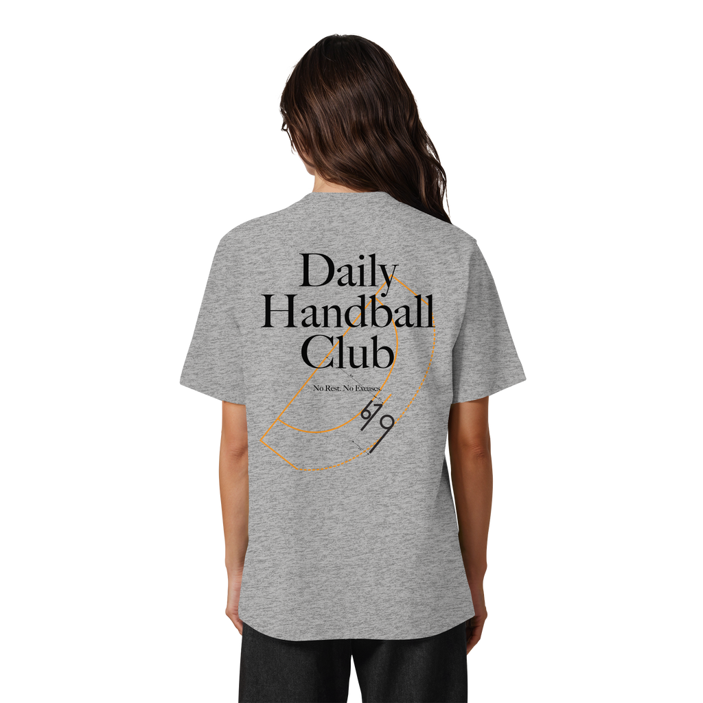 Daily Handball Club - No Rest. No Excuses. - Heavy Oversized Organic Shirt