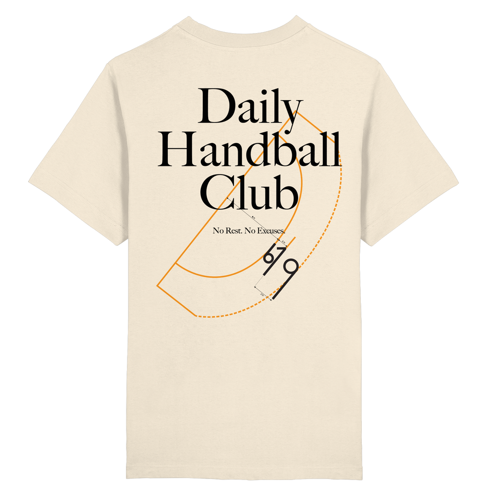 Daily Handball Club - No Rest. No Excuses. - Heavy Oversized Organic Shirt