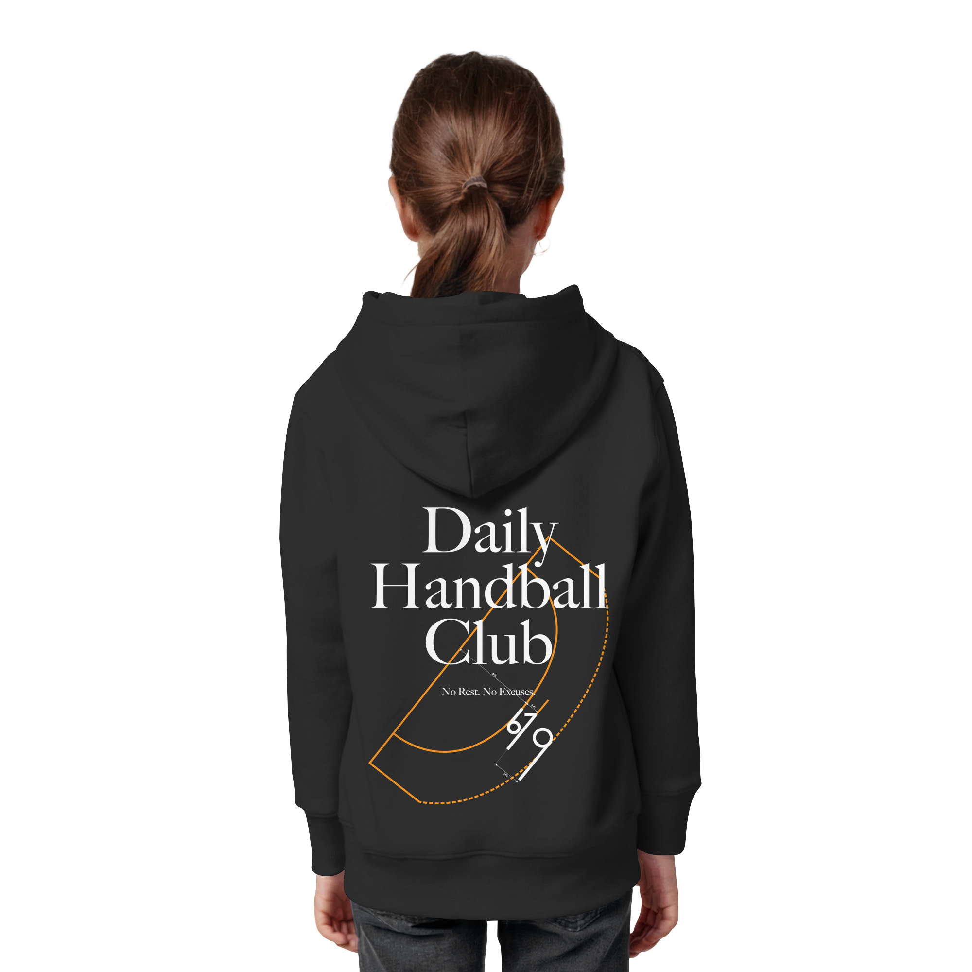 Daily Handball Club - No Rest. No Excuses. - Kids Organic Hoodie