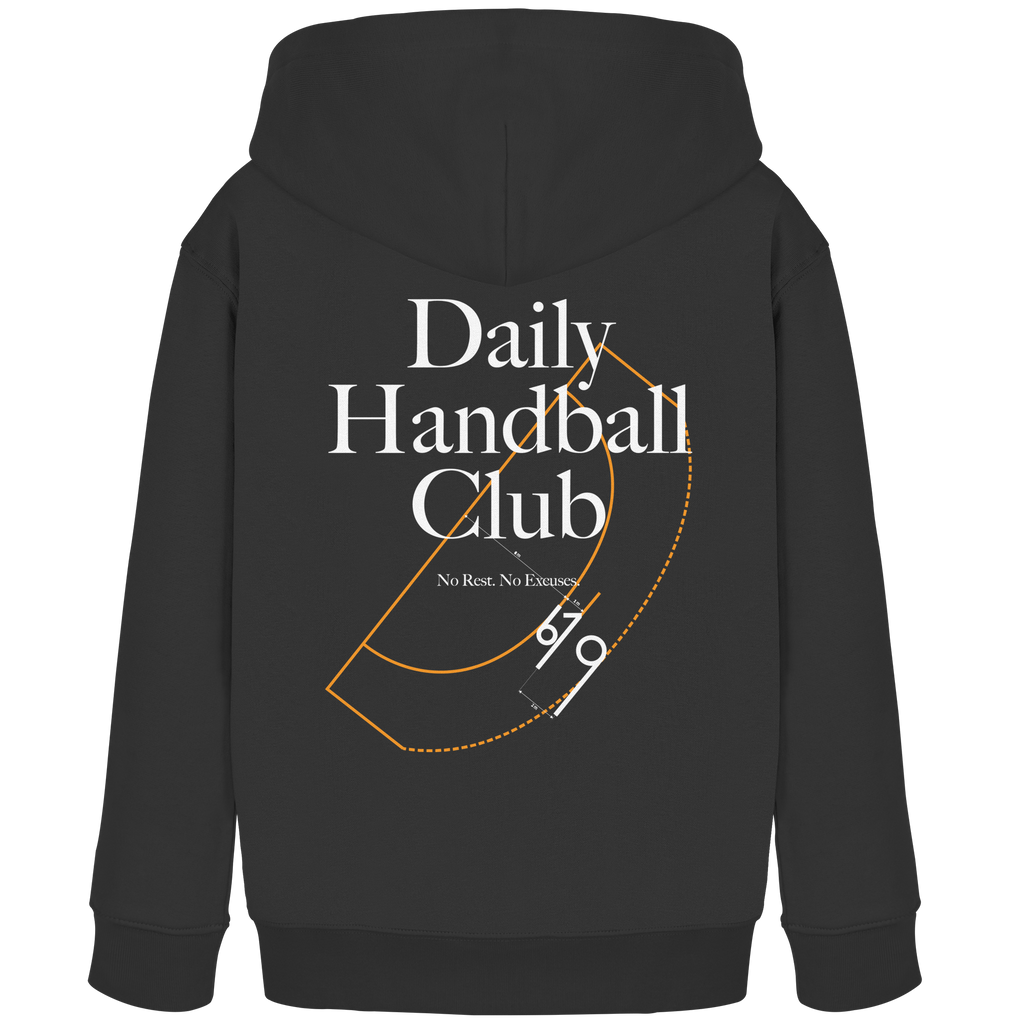 Daily Handball Club - No Rest. No Excuses. - Kids Organic Hoodie