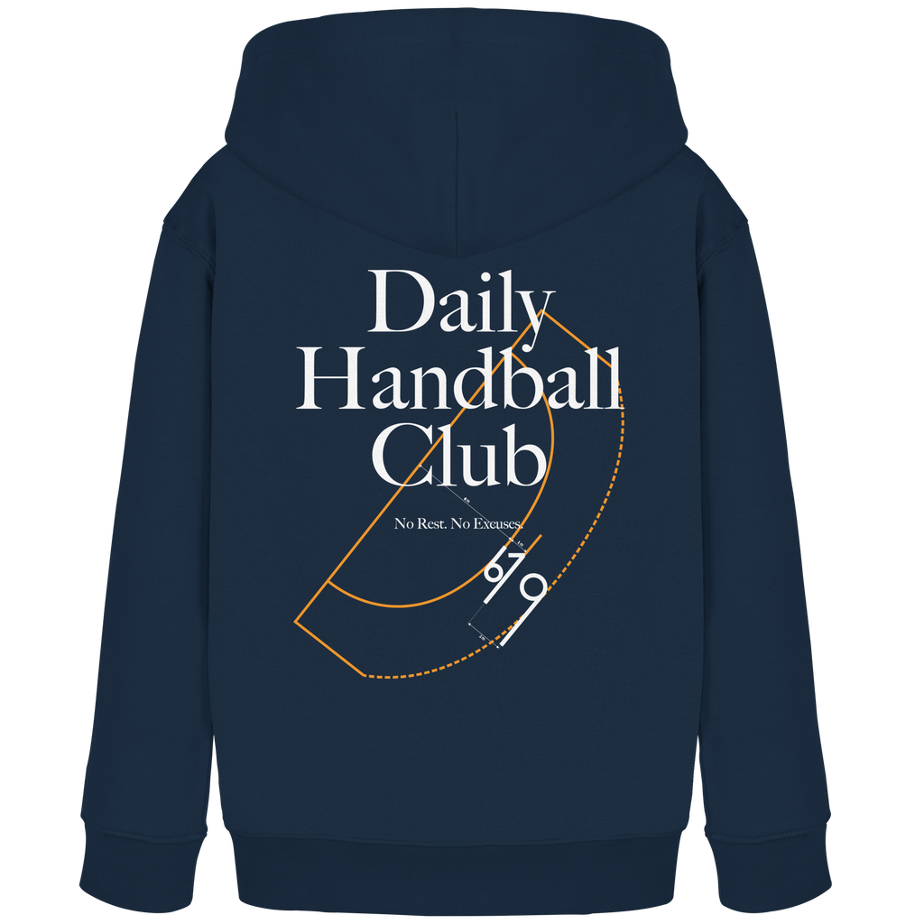 Daily Handball Club - No Rest. No Excuses. - Kids Organic Hoodie