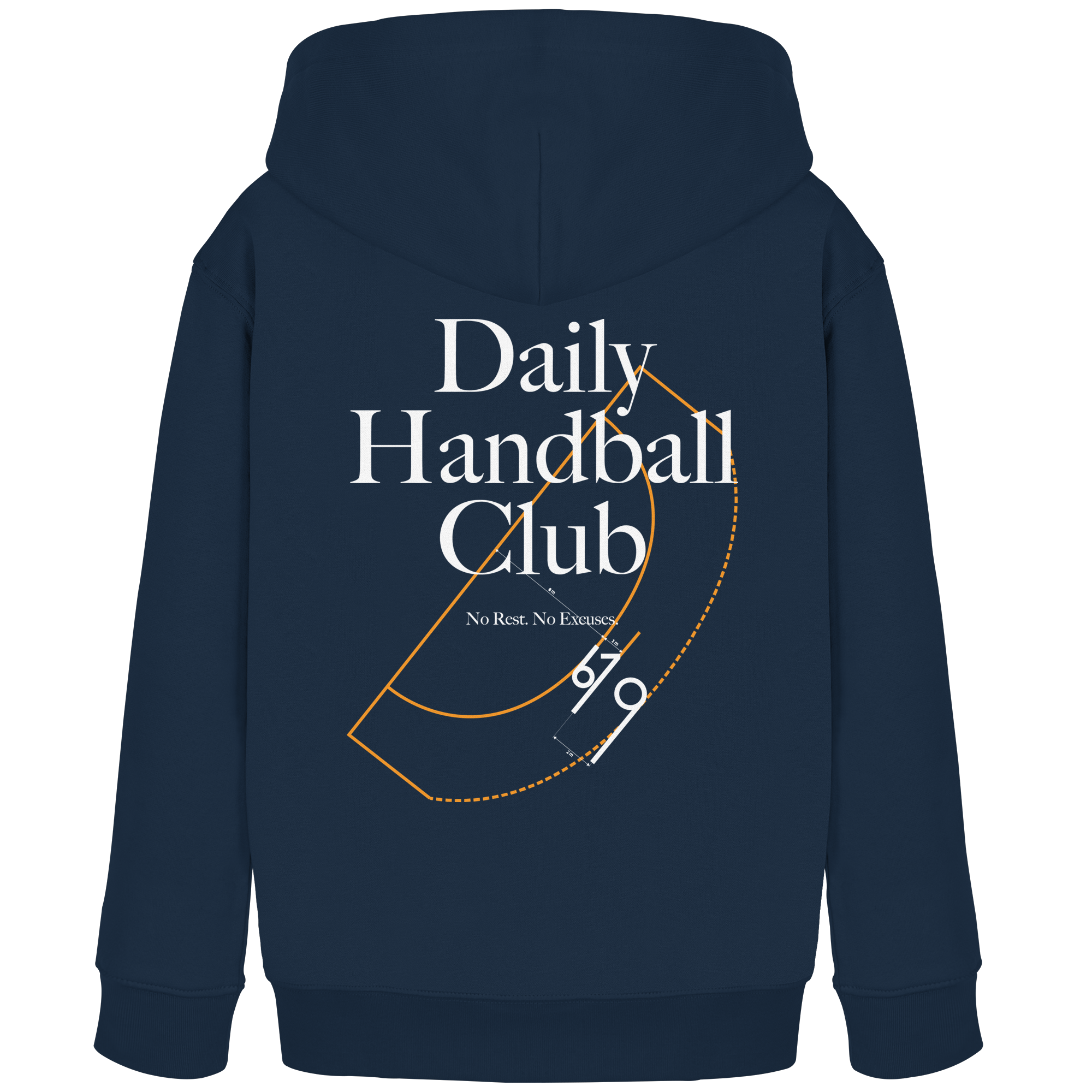 Daily Handball Club - No Rest. No Excuses. - Kids Organic Hoodie