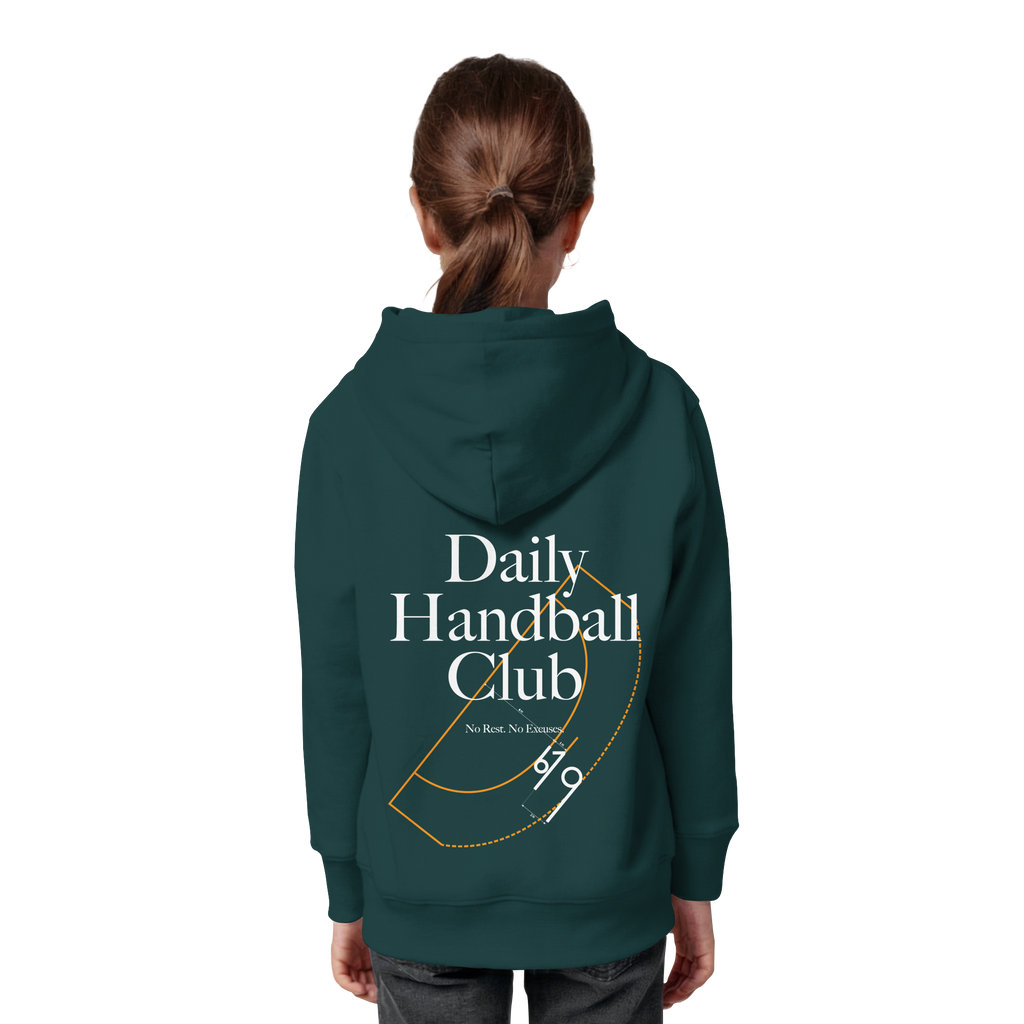 Daily Handball Club - No Rest. No Excuses. - Kids Organic Hoodie