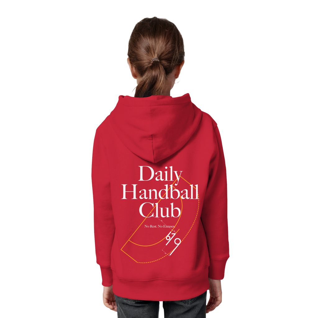 Daily Handball Club - No Rest. No Excuses. - Kids Organic Hoodie