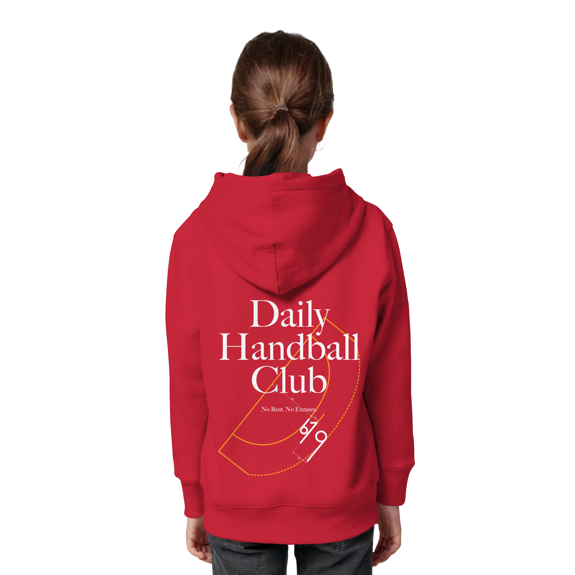 Daily Handball Club - No Rest. No Excuses. - Kids Organic Hoodie