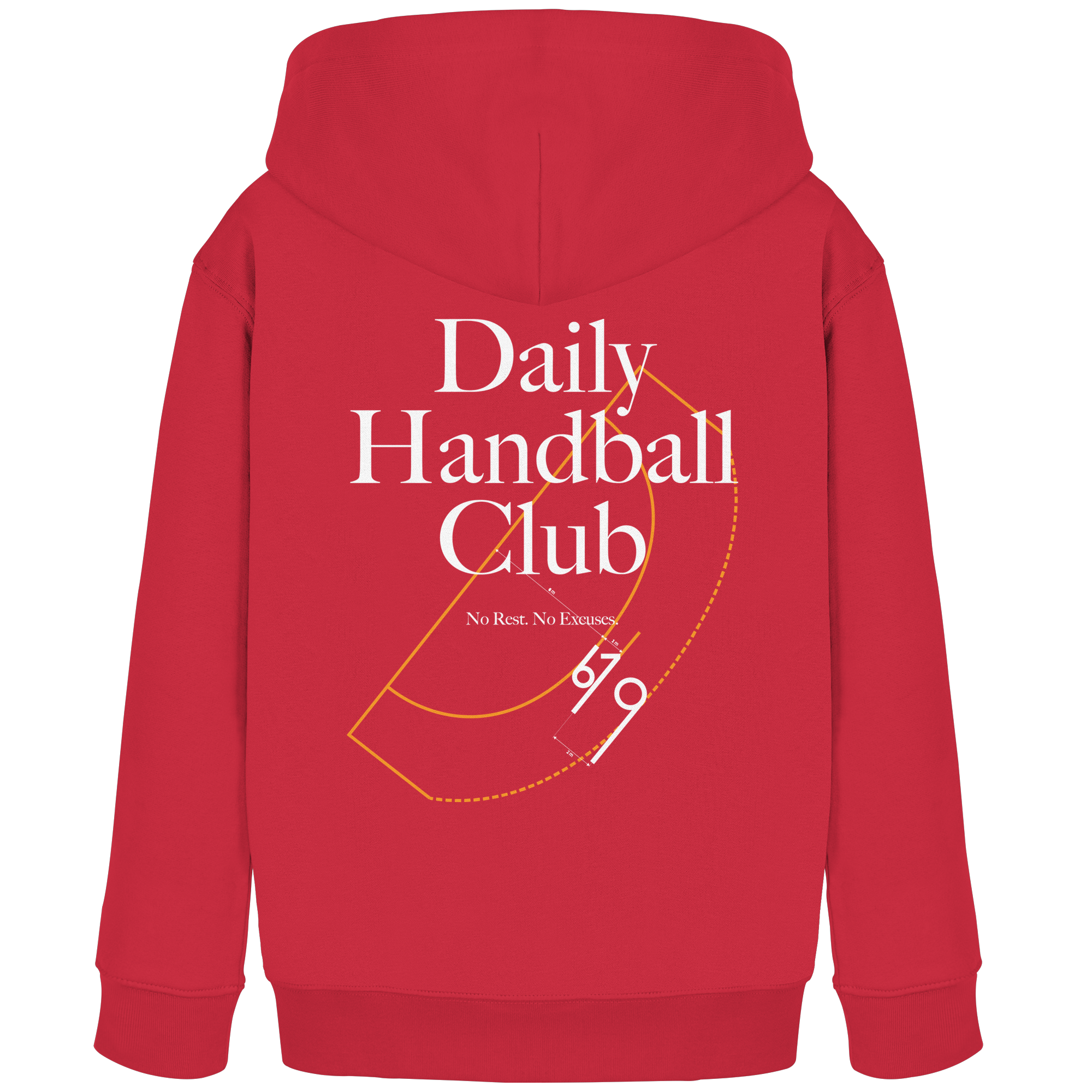 Daily Handball Club - No Rest. No Excuses. - Kids Organic Hoodie