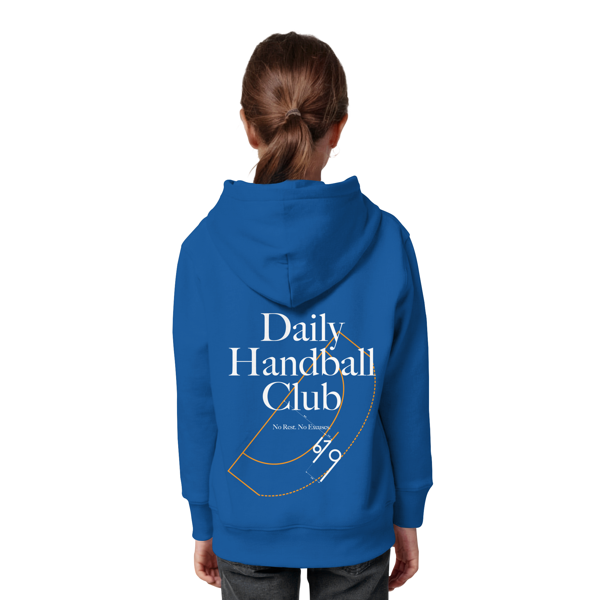 Daily Handball Club - No Rest. No Excuses. - Kids Organic Hoodie