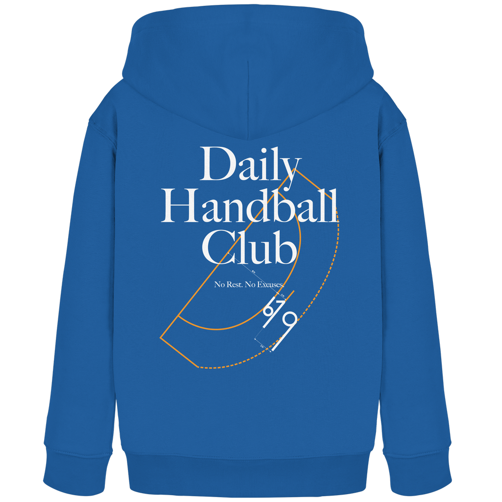 Daily Handball Club - No Rest. No Excuses. - Kids Organic Hoodie