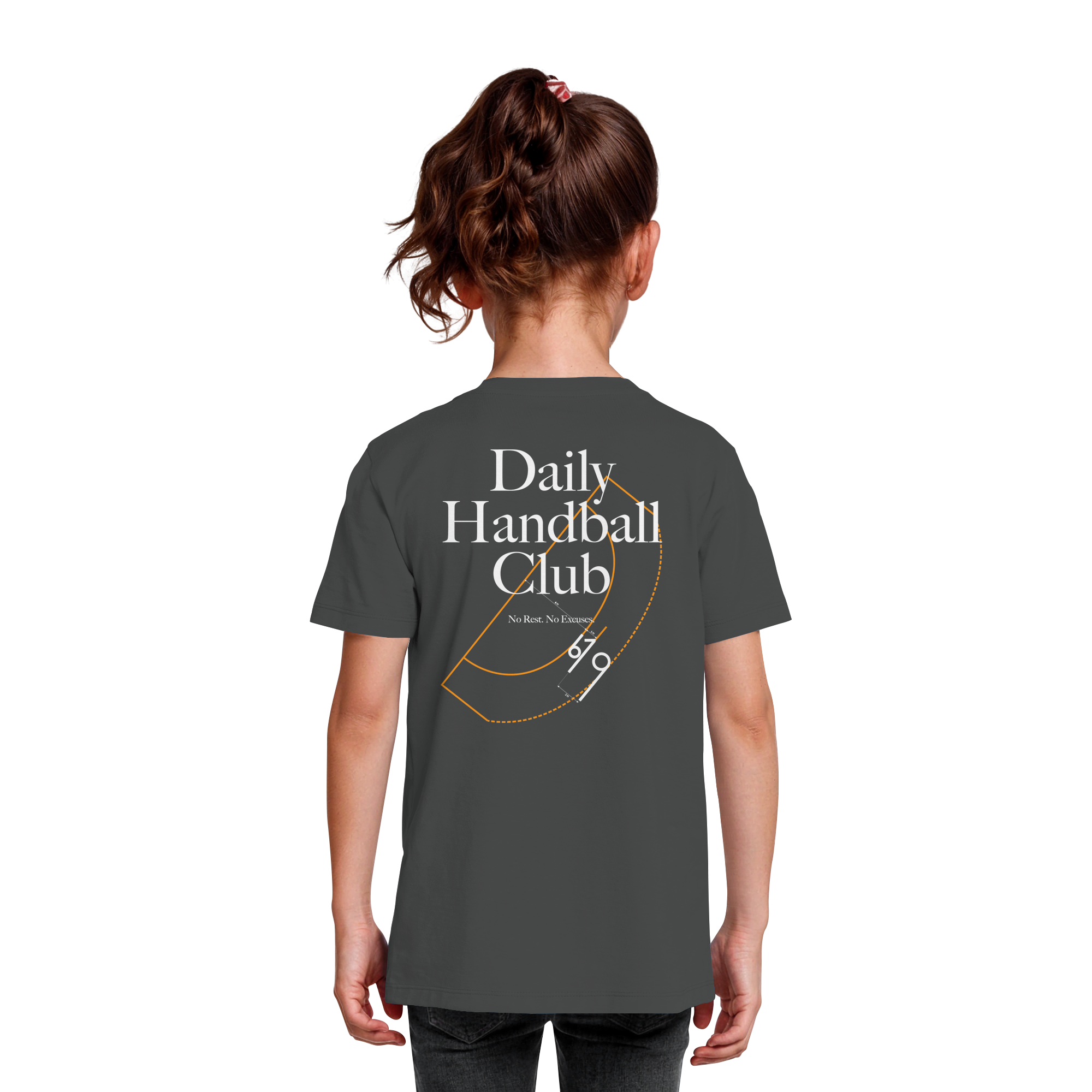 Daily Handball Club - No Rest. No Excuses. - Kids Organic Shirt
