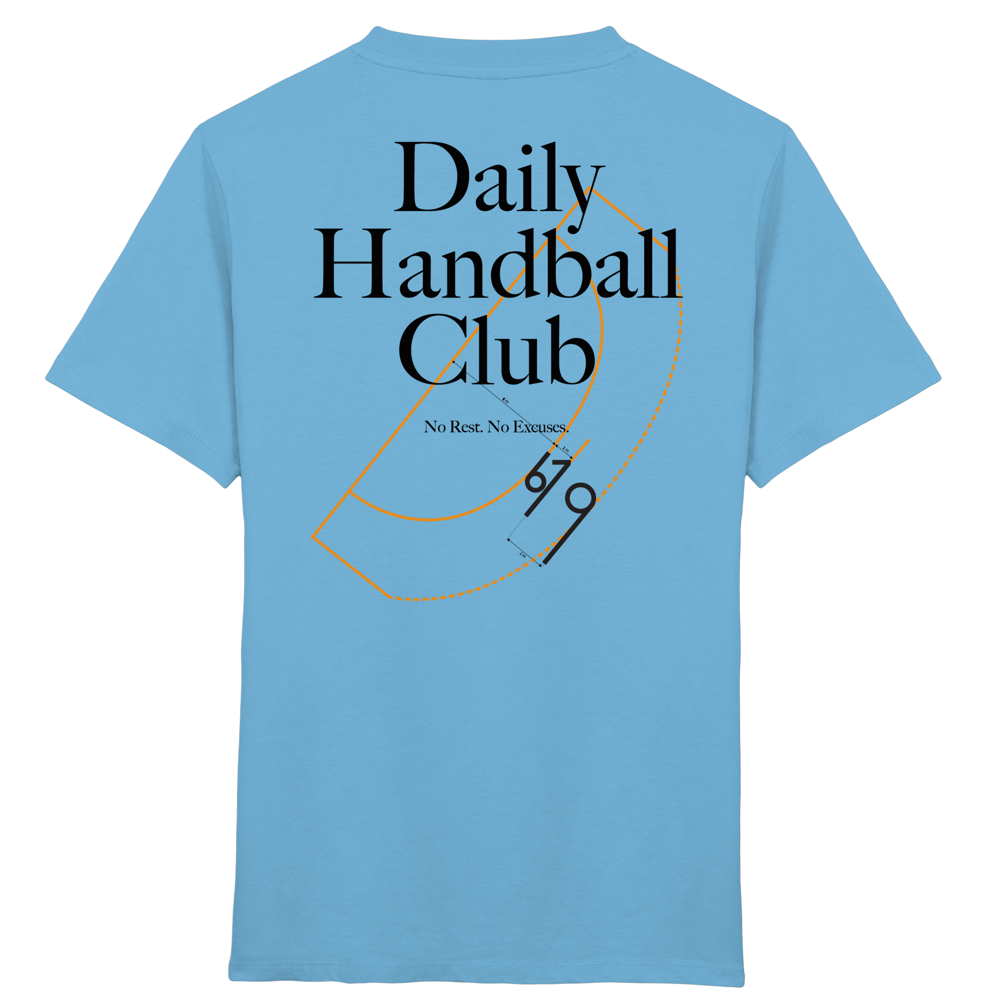 Daily Handball Club - No Rest. No Excuses. - Kids Organic Shirt