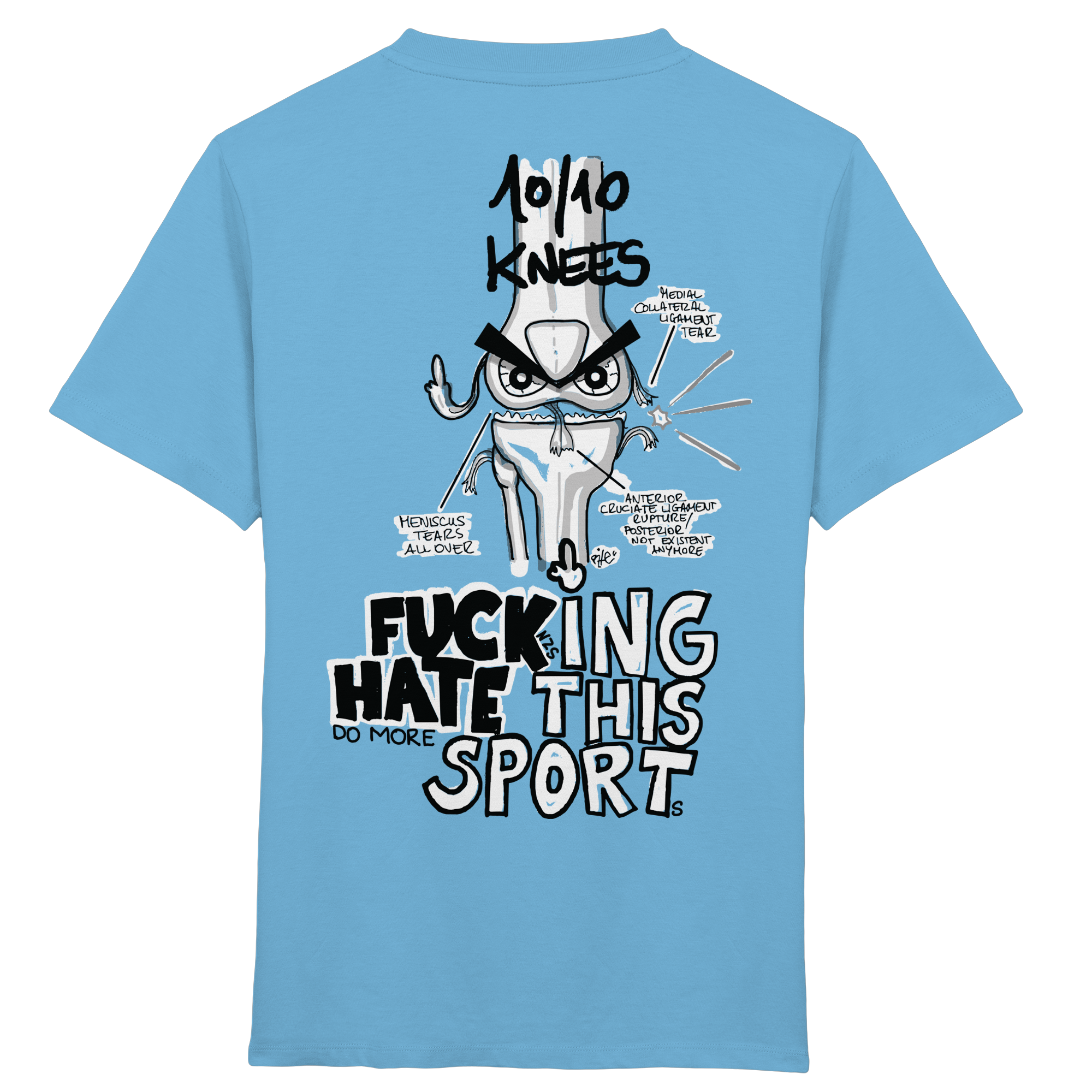 10 of 10 Knees hate this sport - Kids Organic Shirt