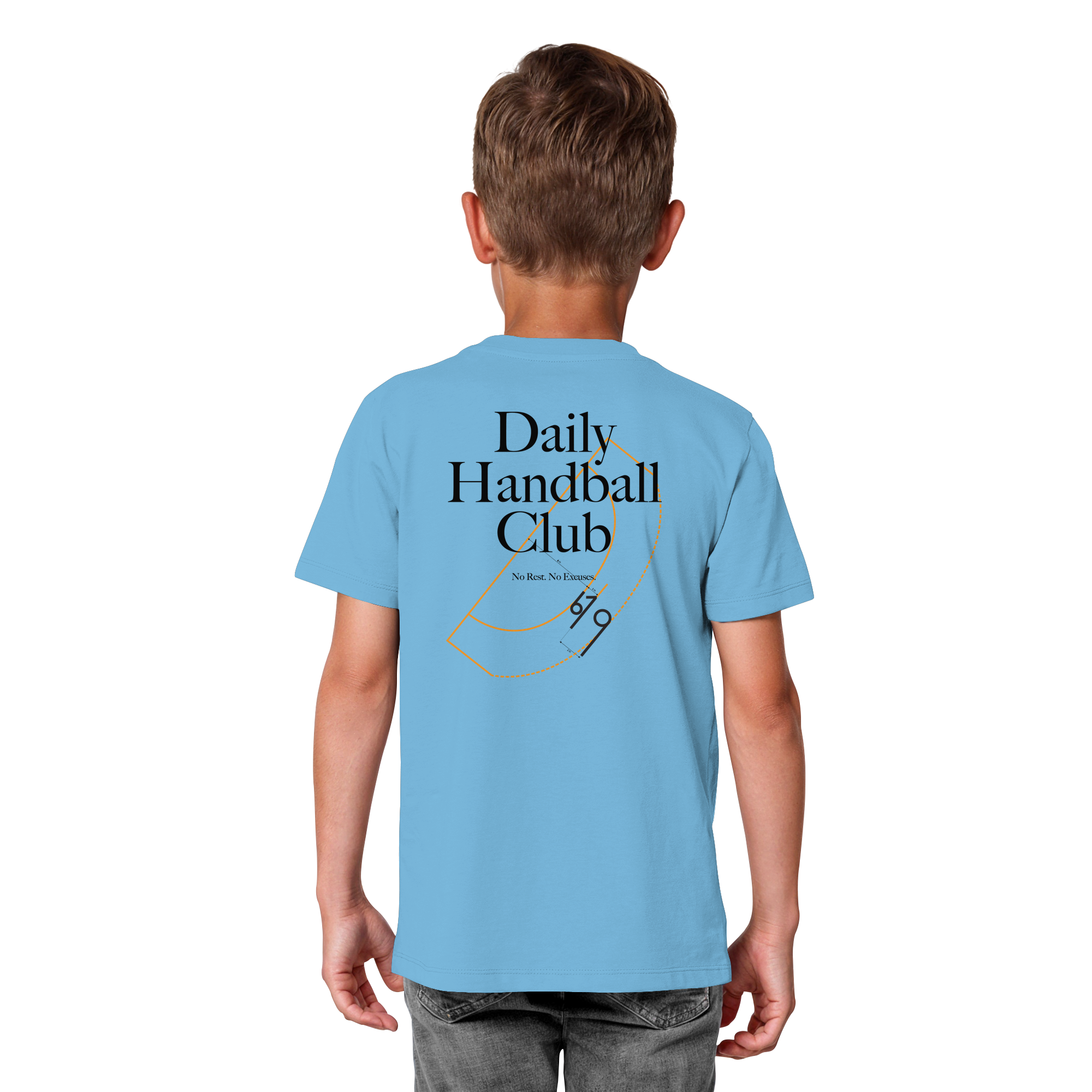 Daily Handball Club - No Rest. No Excuses. - Kids Organic Shirt