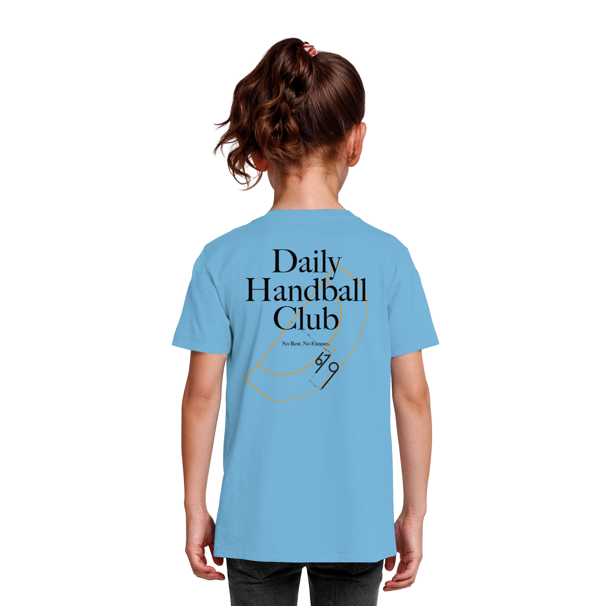 Daily Handball Club - No Rest. No Excuses. - Kids Organic Shirt