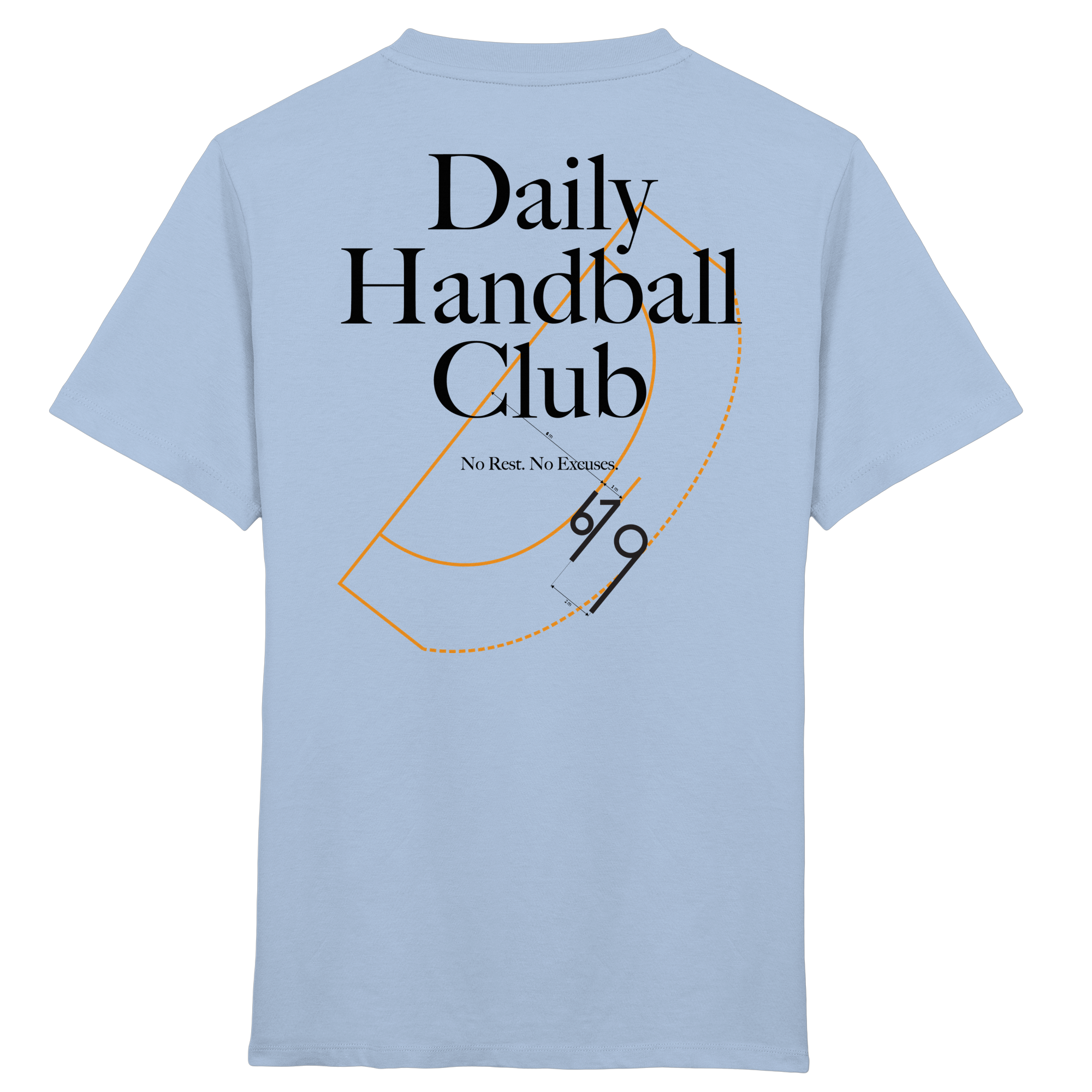 Daily Handball Club - No Rest. No Excuses. - Kids Organic Shirt
