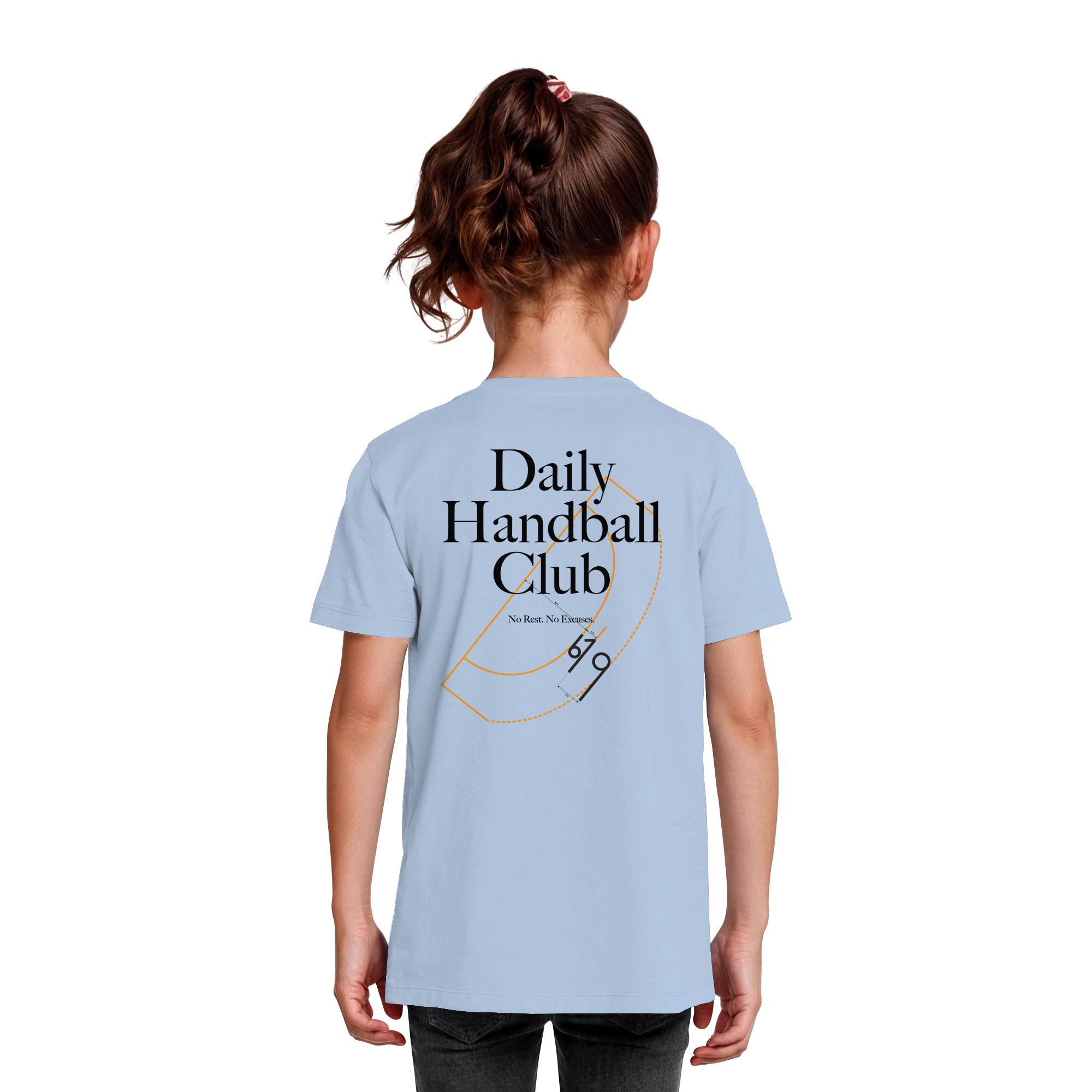 Daily Handball Club - No Rest. No Excuses. - Kids Organic Shirt