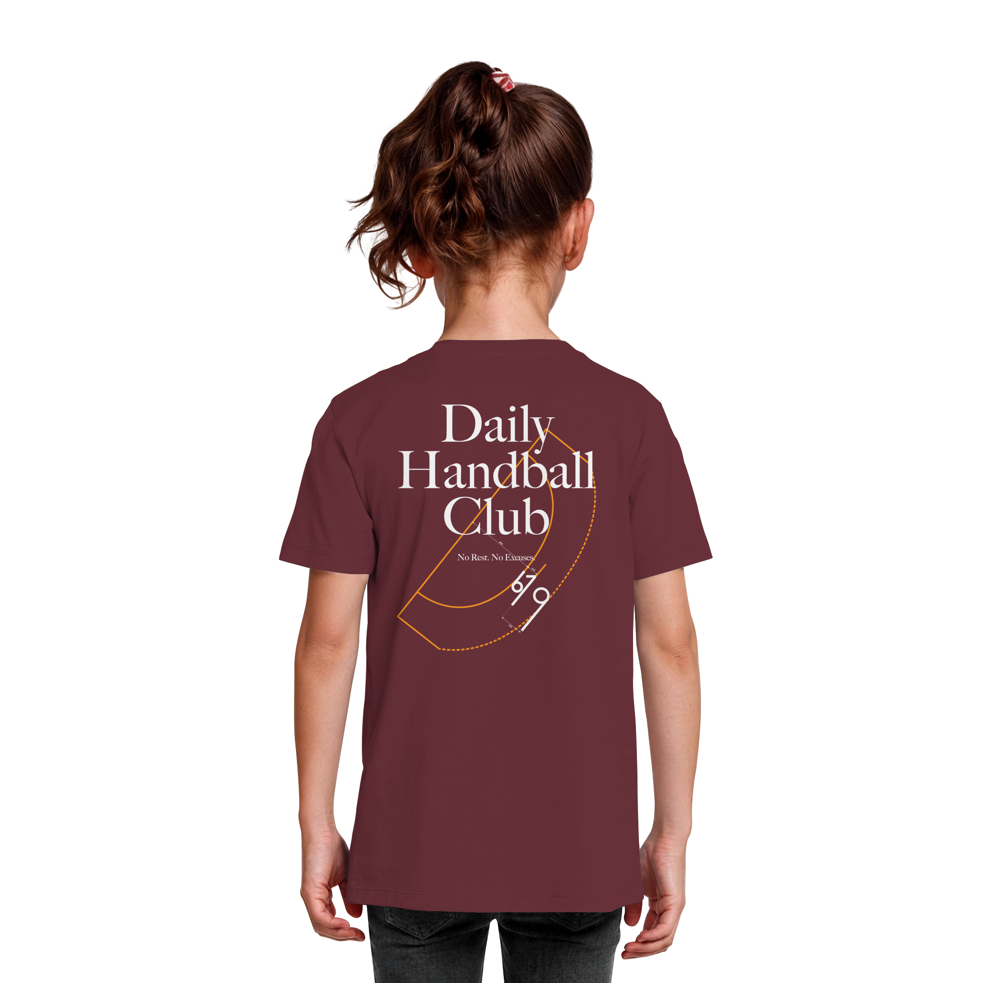 Daily Handball Club - No Rest. No Excuses. - Kids Organic Shirt