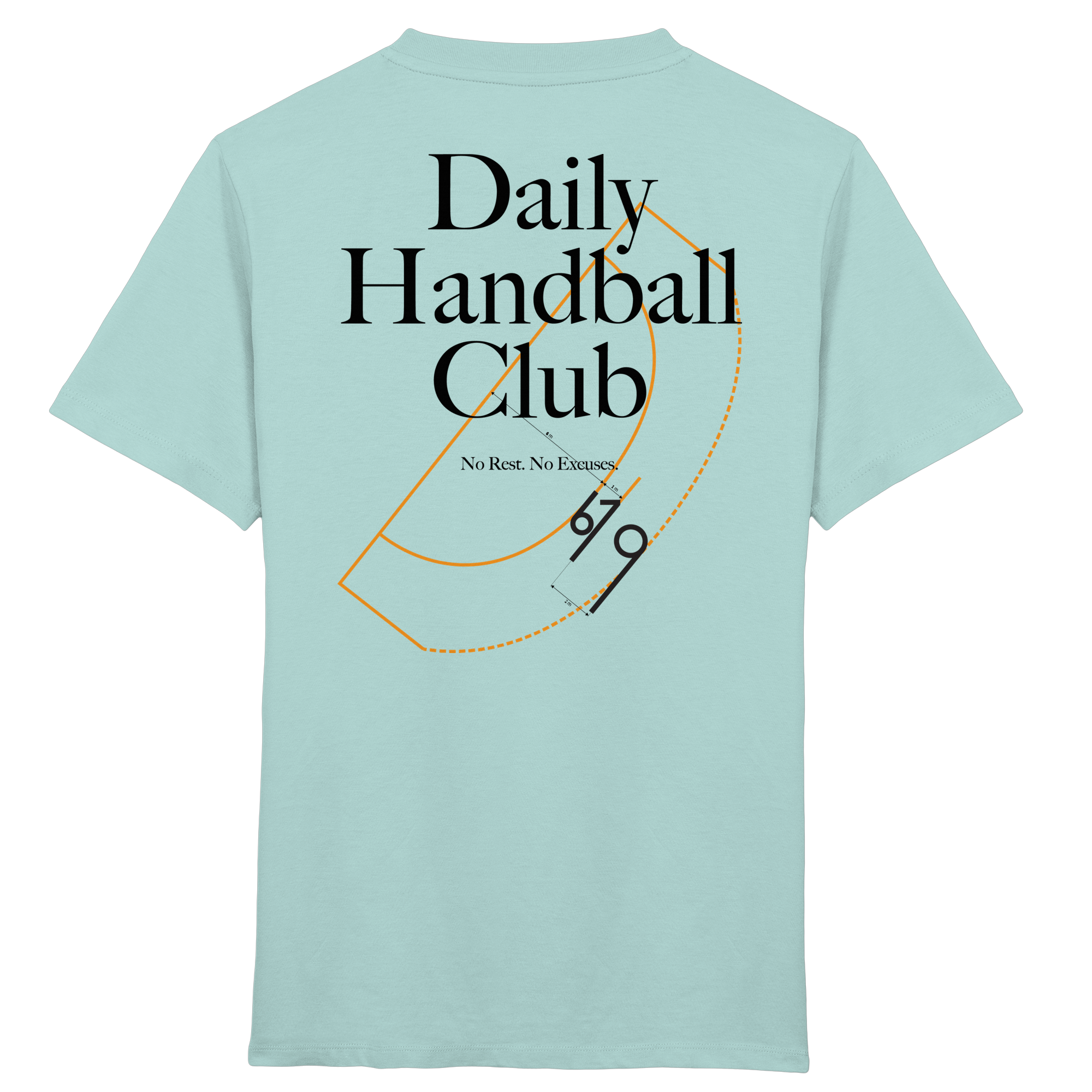 Daily Handball Club - No Rest. No Excuses. - Kids Organic Shirt
