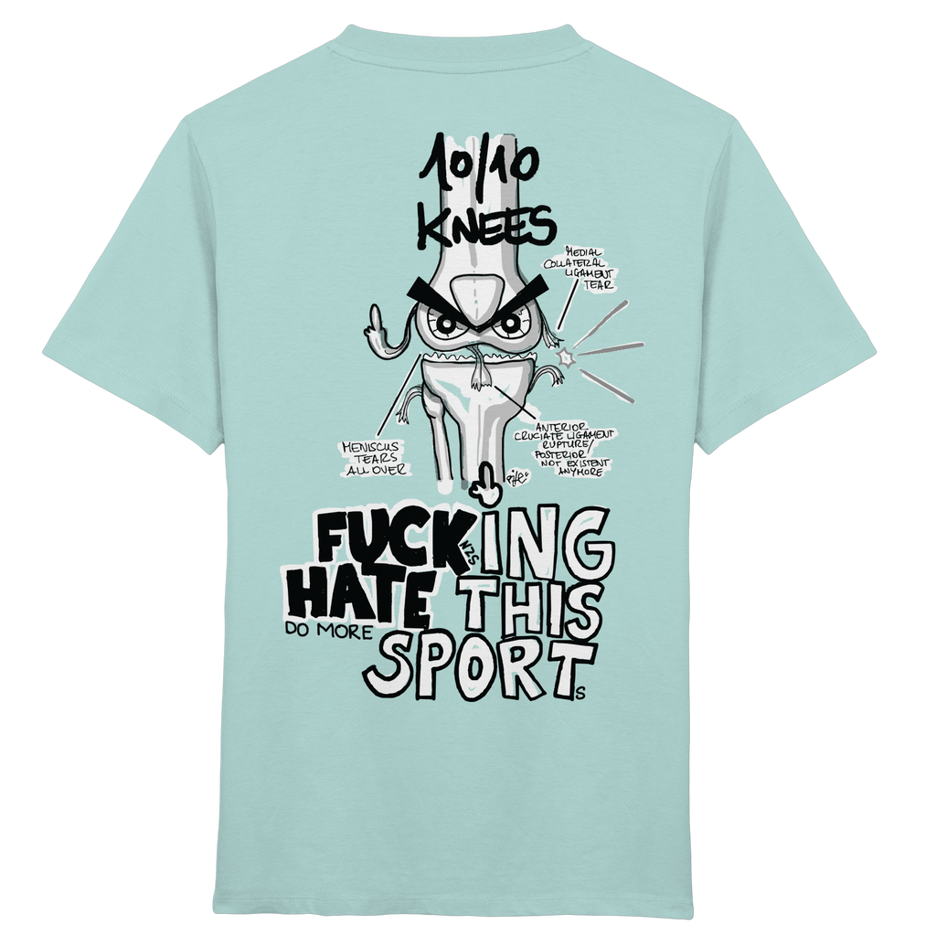 10 of 10 Knees hate this sport - Kids Organic Shirt