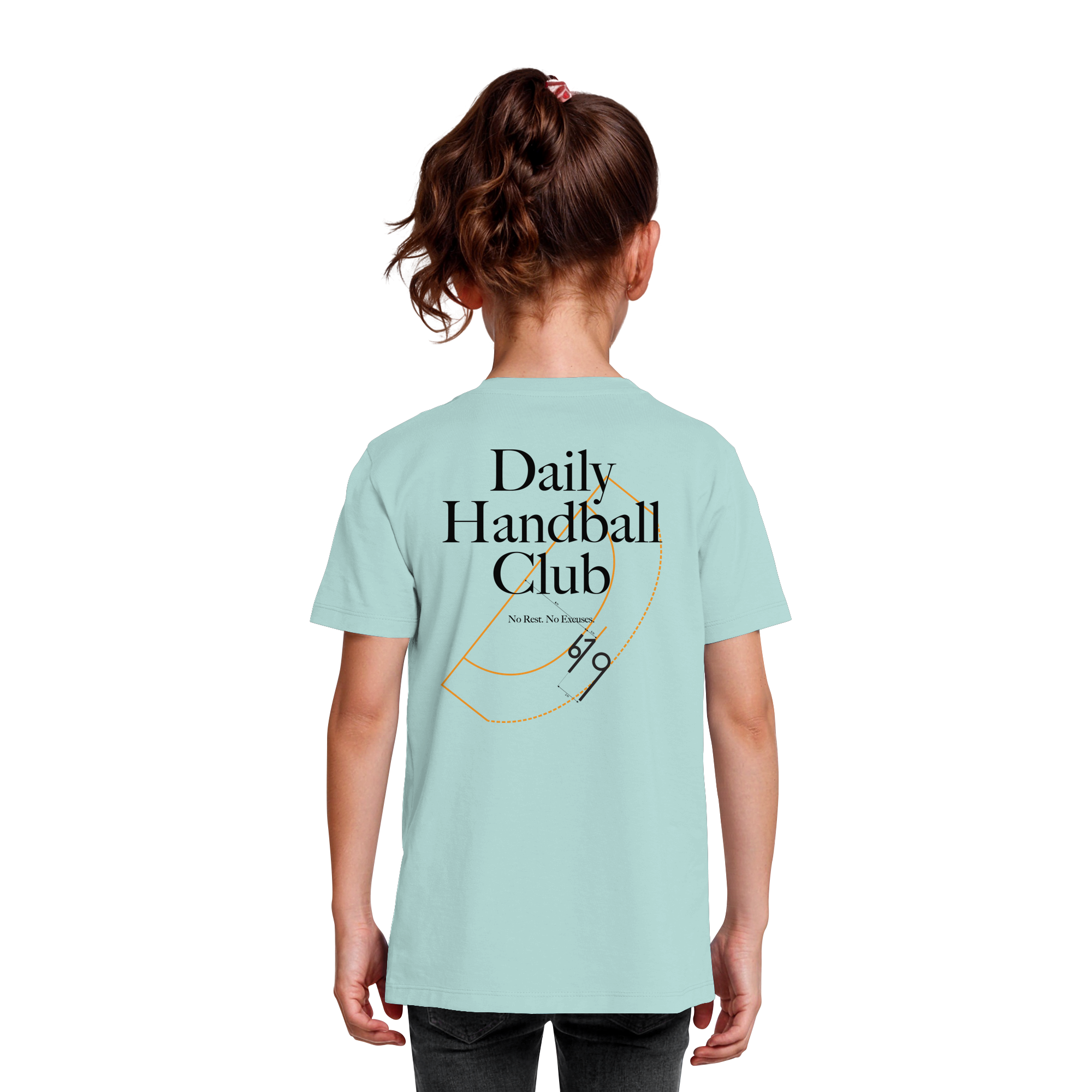 Daily Handball Club - No Rest. No Excuses. - Kids Organic Shirt
