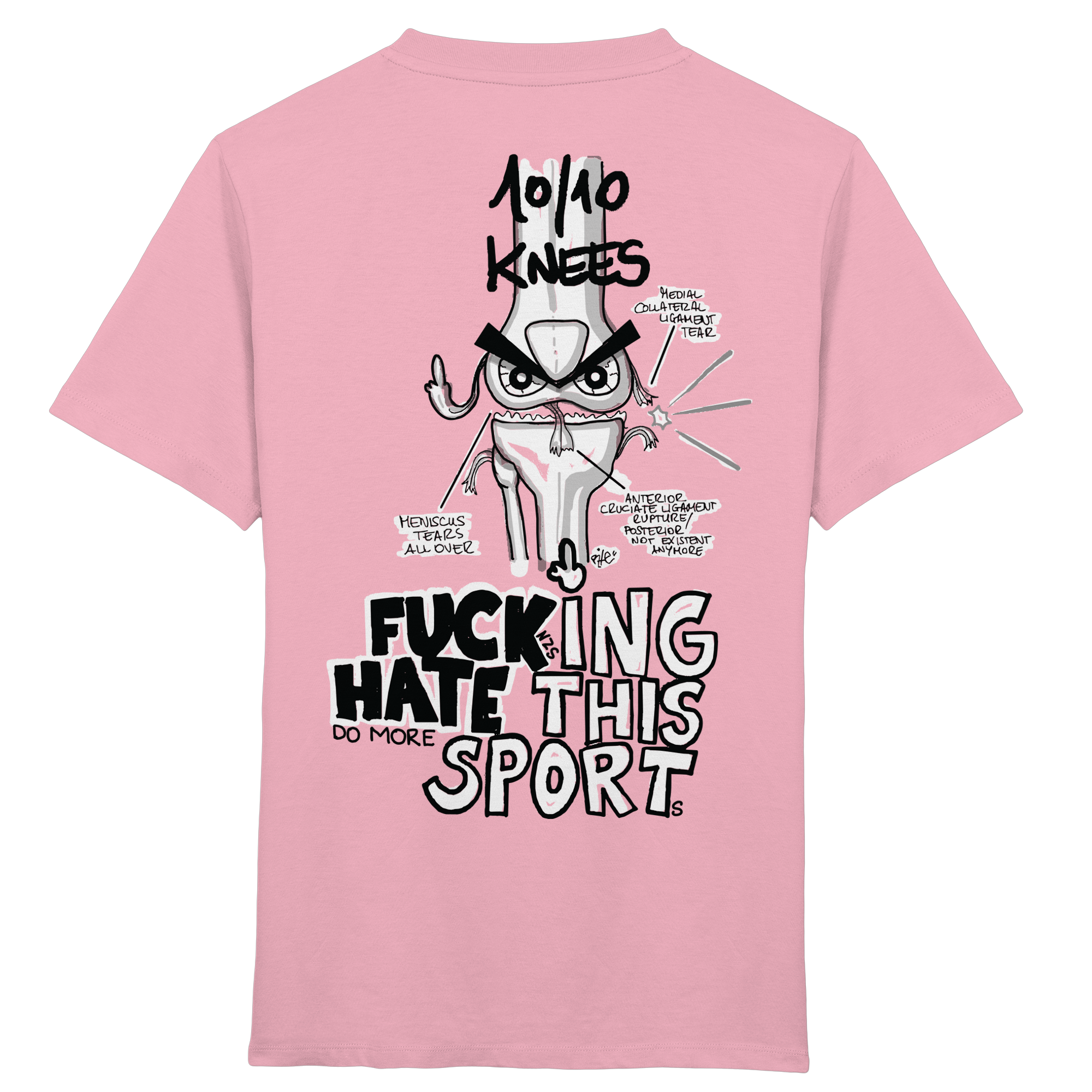 10 of 10 Knees hate this sport - Kids Organic Shirt