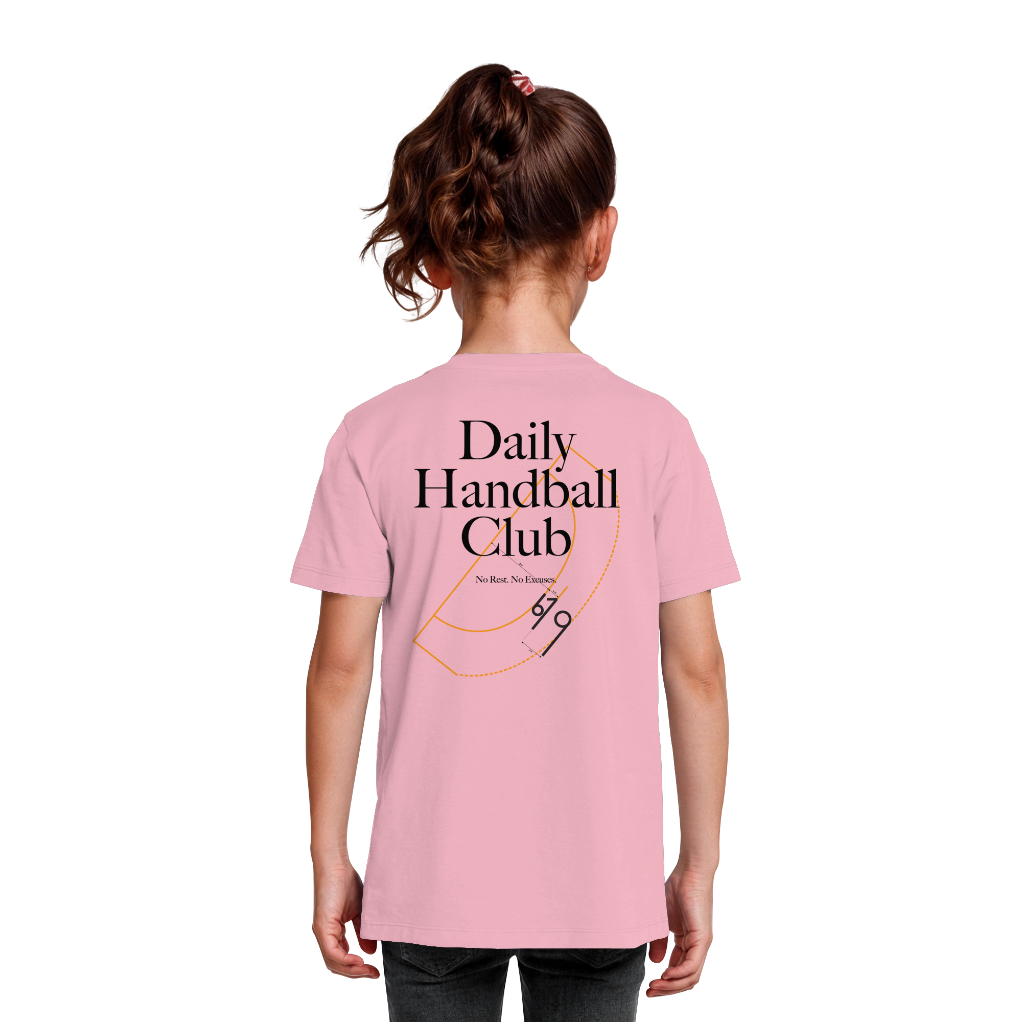 Daily Handball Club - No Rest. No Excuses. - Kids Organic Shirt