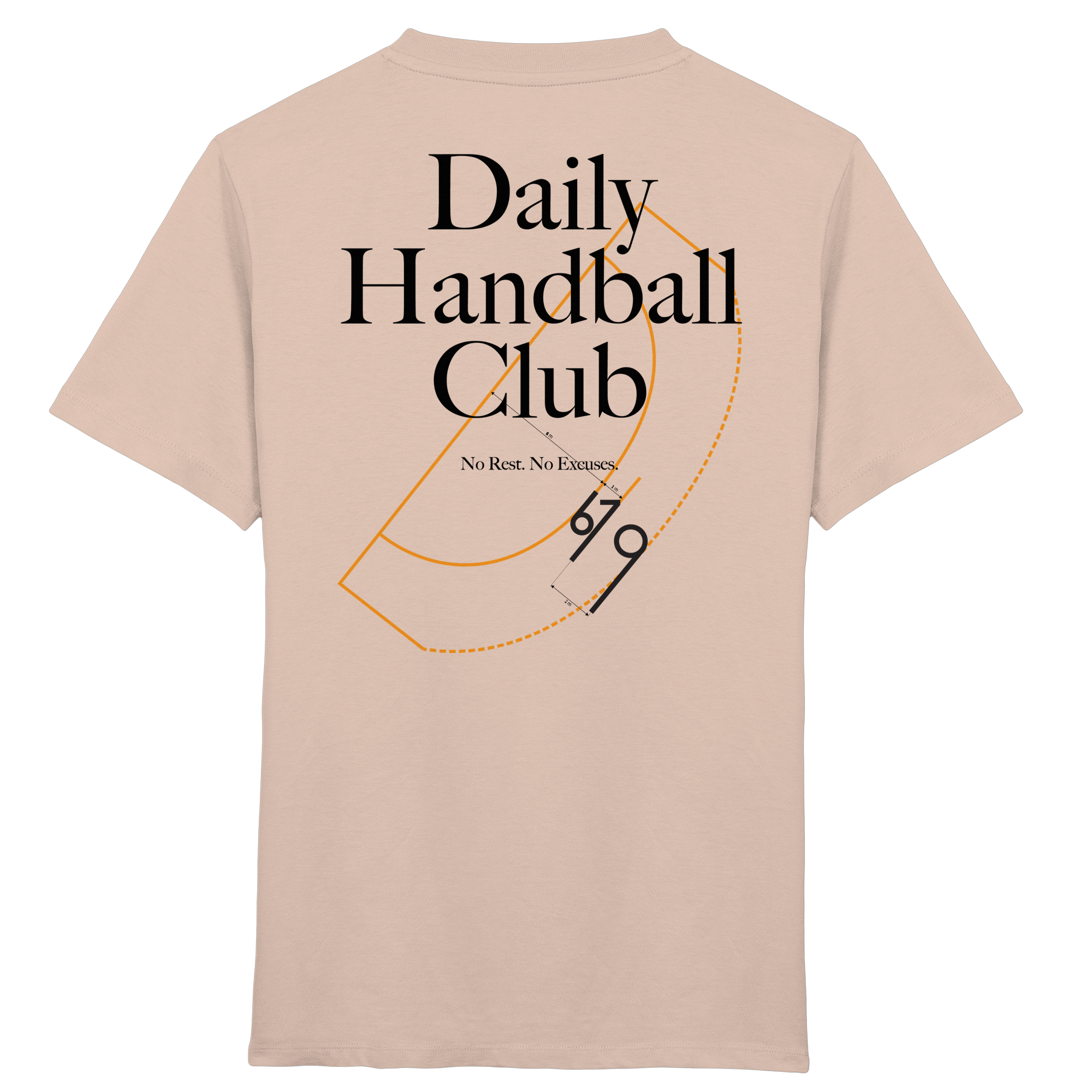 Daily Handball Club - No Rest. No Excuses. - Kids Organic Shirt