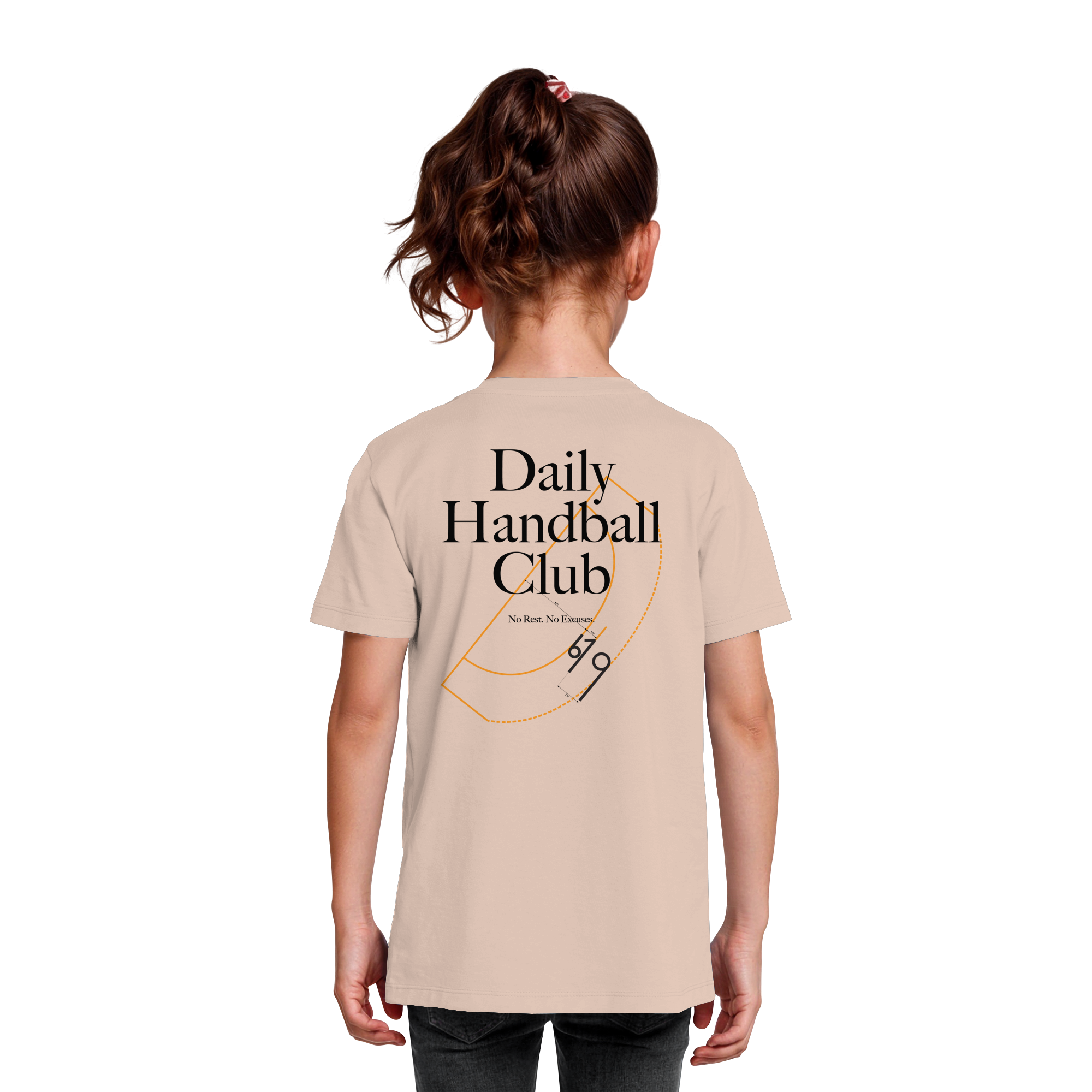 Daily Handball Club - No Rest. No Excuses. - Kids Organic Shirt