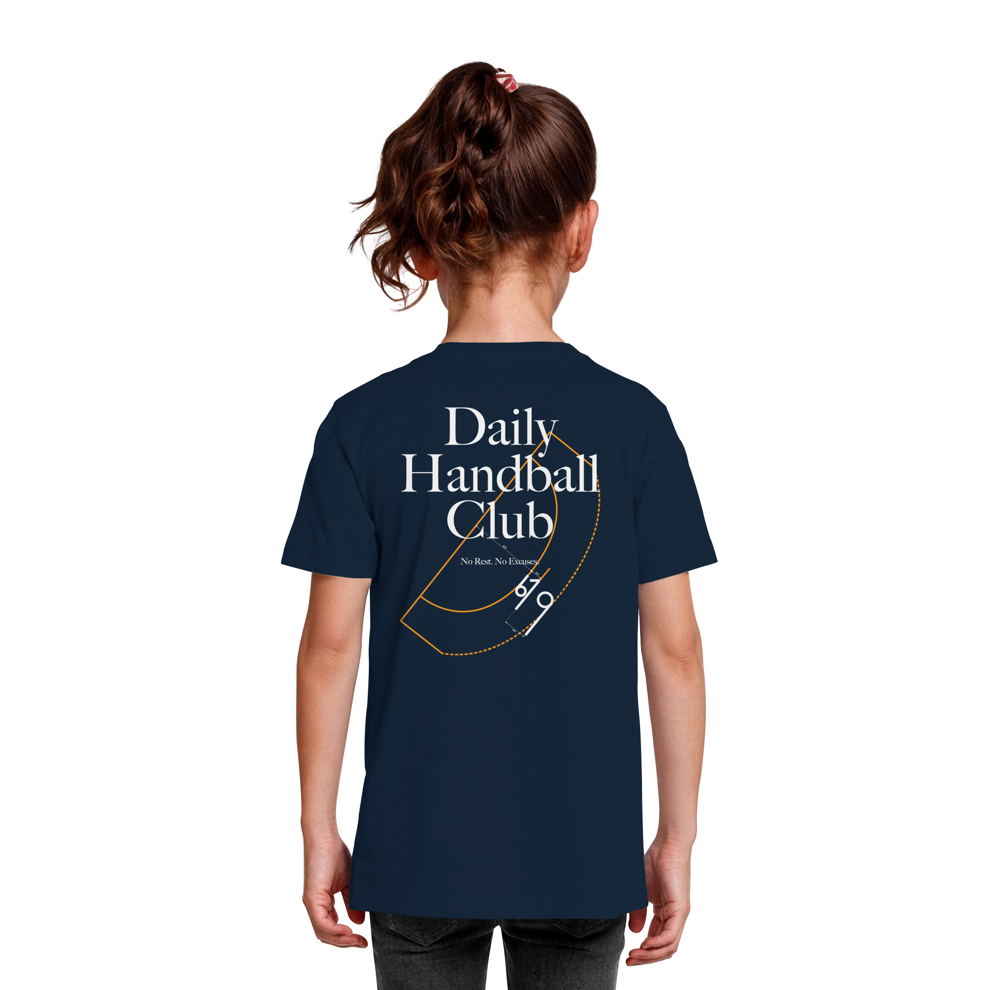 Daily Handball Club - No Rest. No Excuses. - Kids Organic Shirt