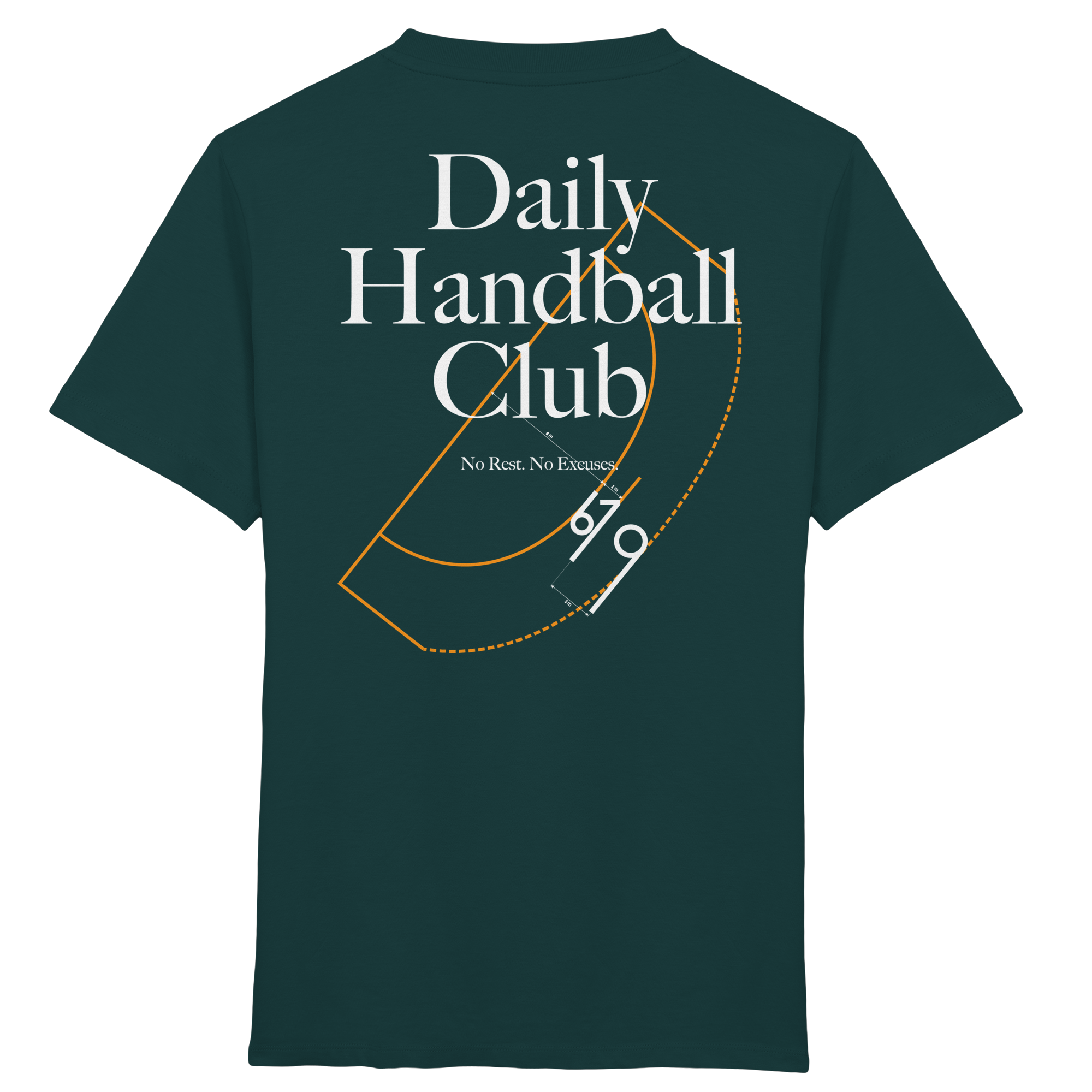 Daily Handball Club - No Rest. No Excuses. - Kids Organic Shirt