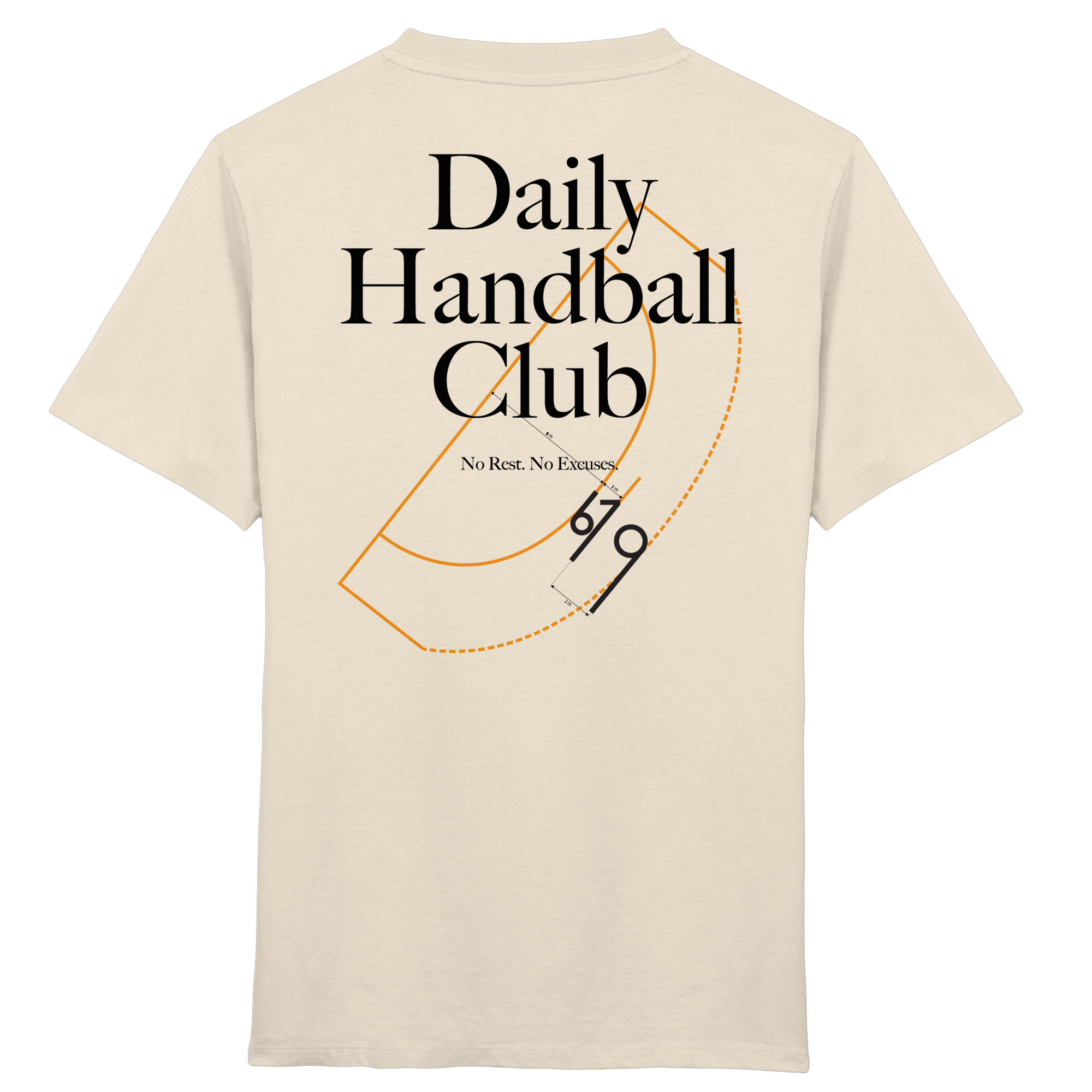 Daily Handball Club - No Rest. No Excuses. - Kids Organic Shirt