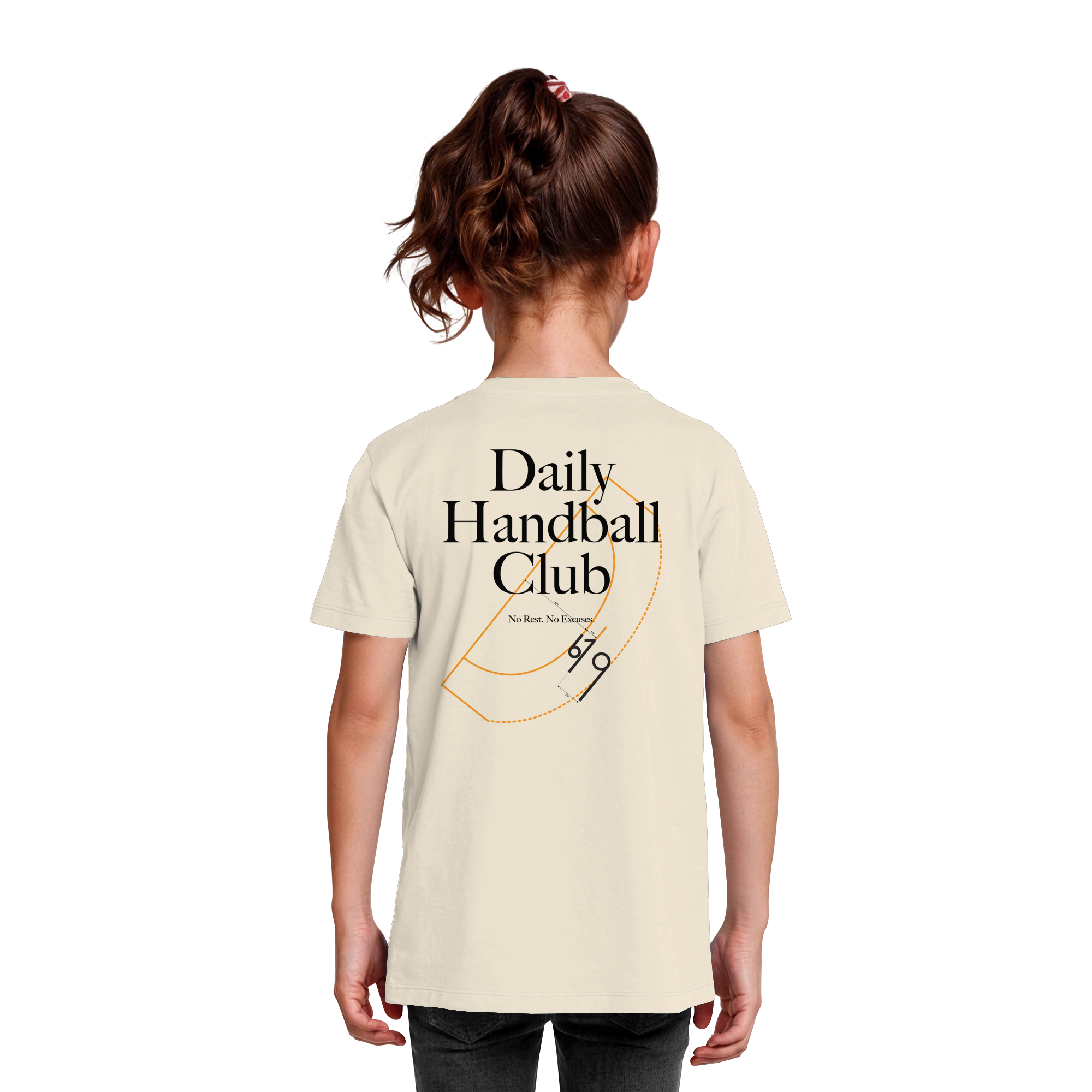Daily Handball Club - No Rest. No Excuses. - Kids Organic Shirt