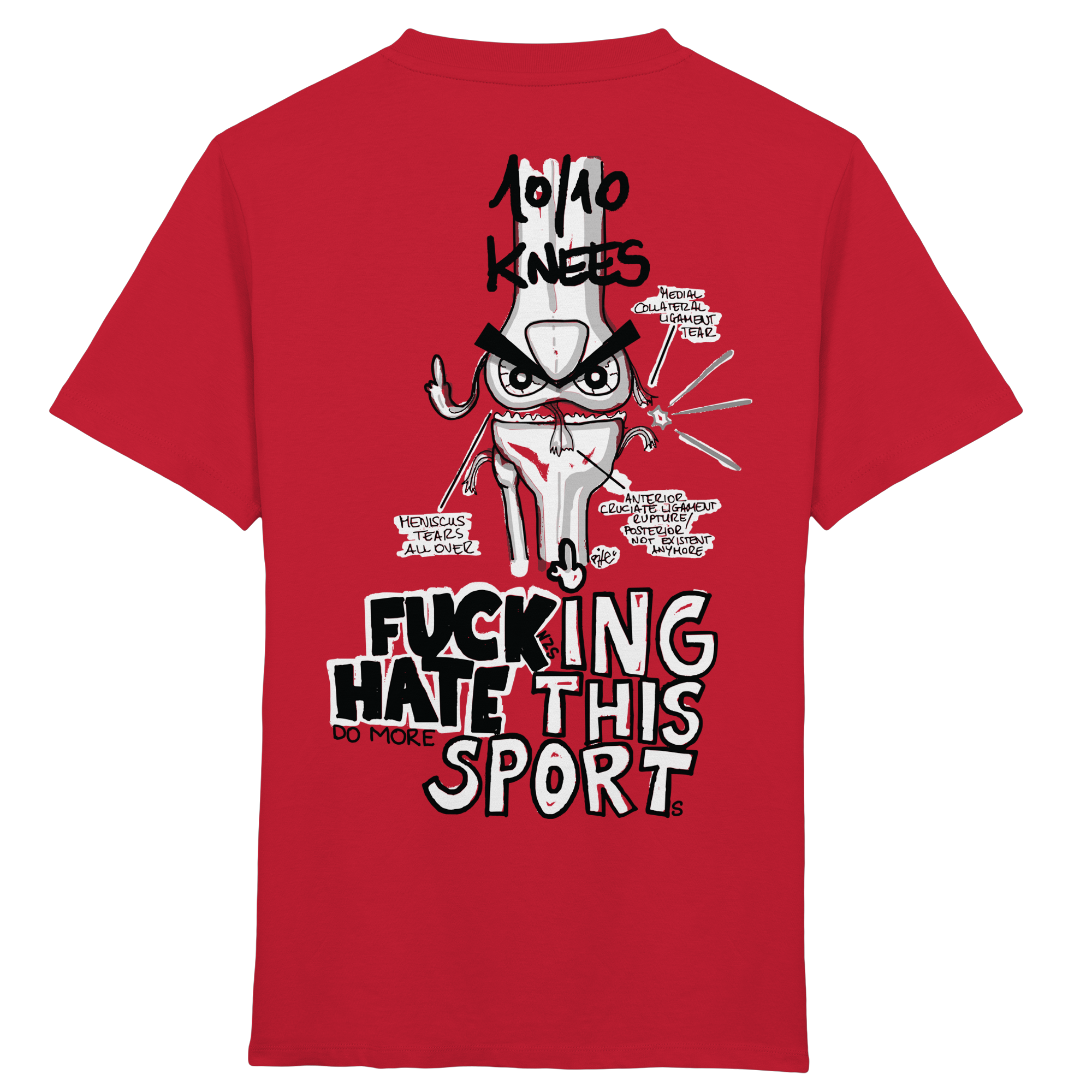 10 of 10 Knees hate this sport - Kids Organic Shirt