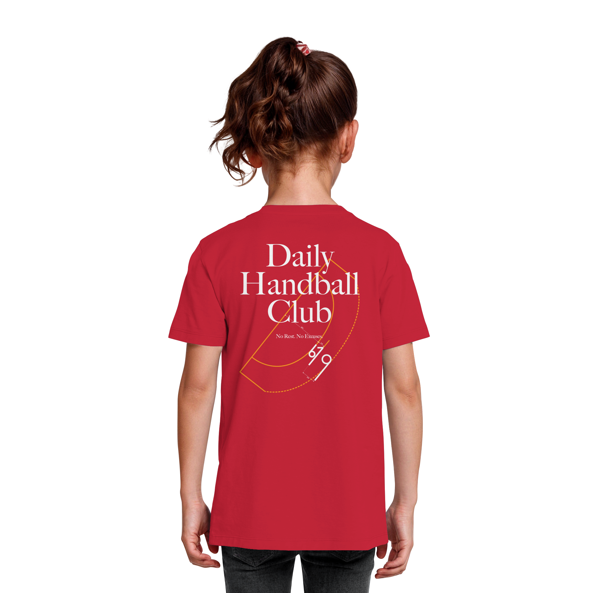 Daily Handball Club - No Rest. No Excuses. - Kids Organic Shirt