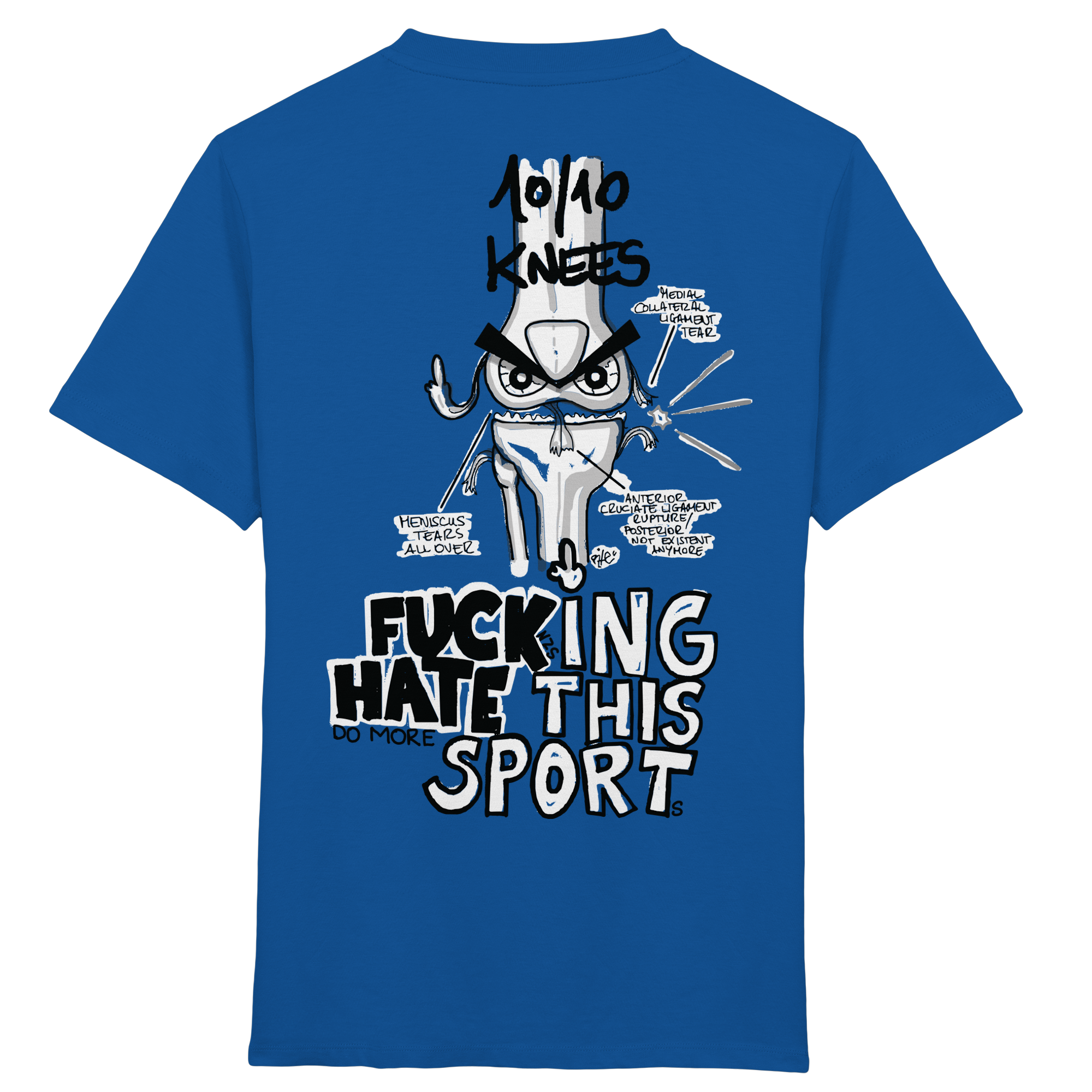 10 of 10 Knees hate this sport - Kids Organic Shirt