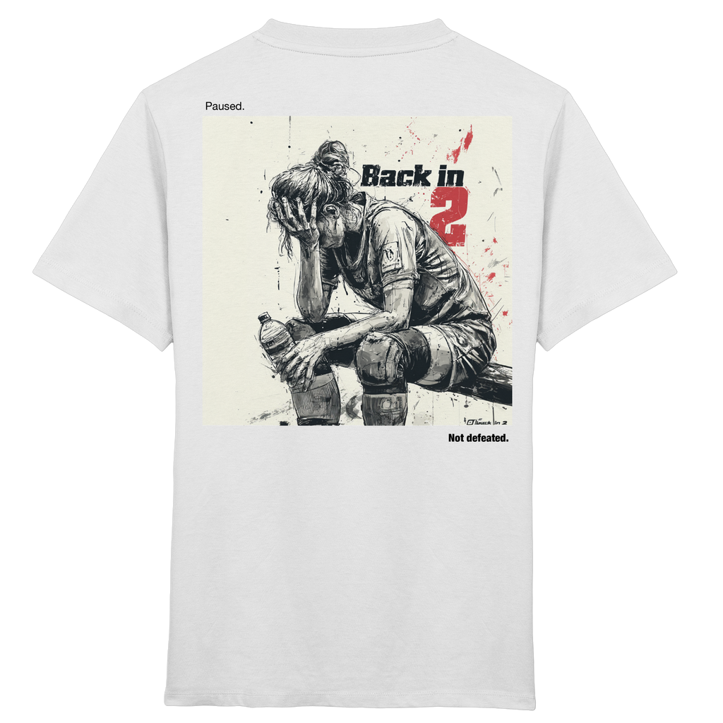 Back in 2 – Paused. Not Defeated. Female Version - Kids Organic Shirt