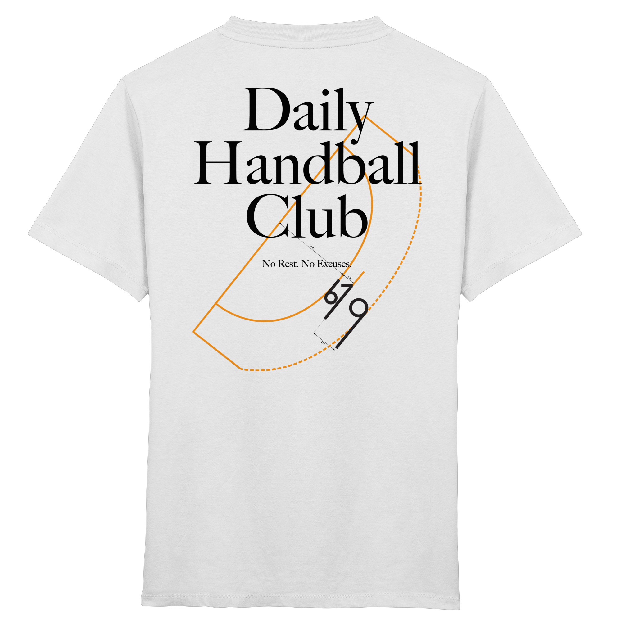Daily Handball Club - No Rest. No Excuses. - Kids Organic Shirt