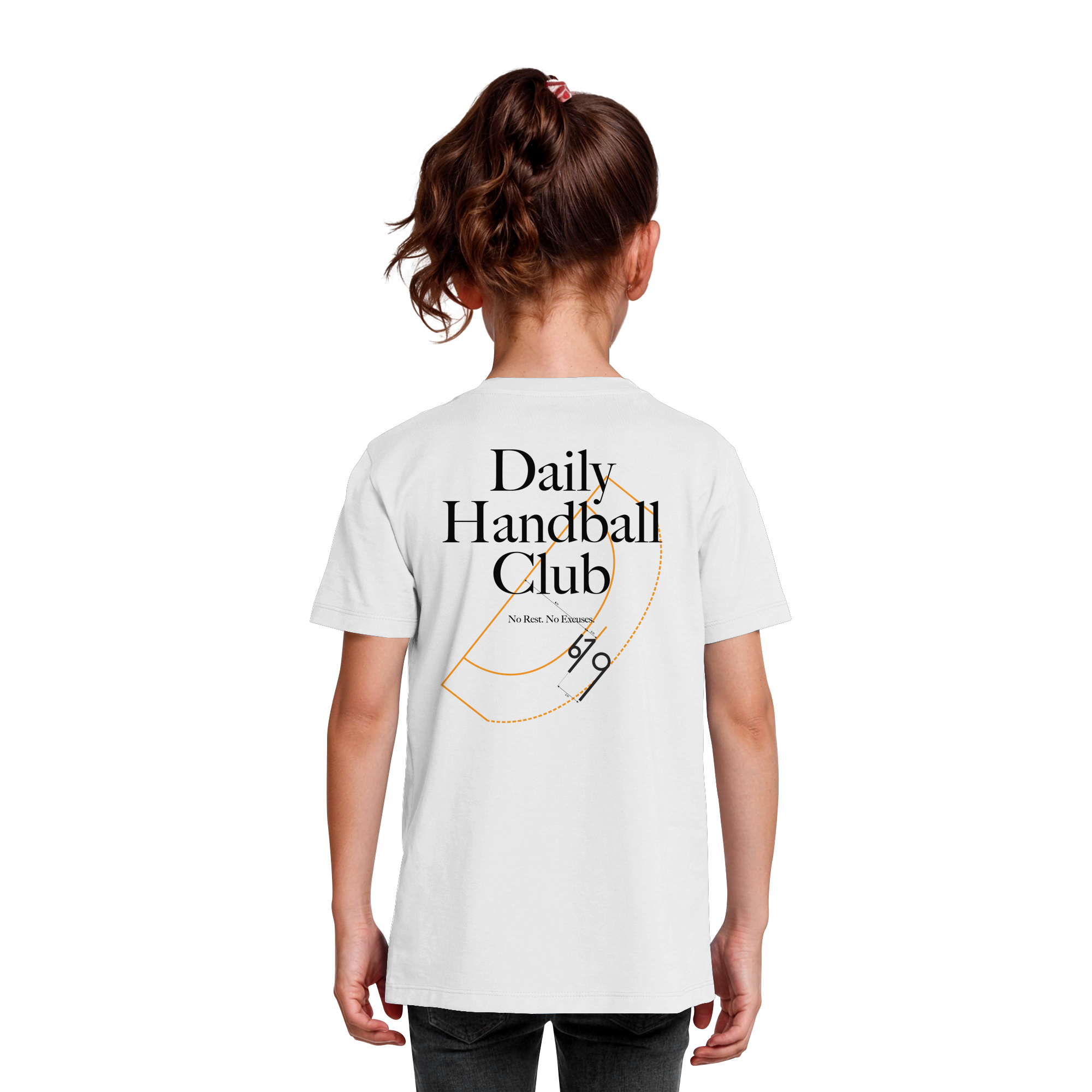 Daily Handball Club - No Rest. No Excuses. - Kids Organic Shirt