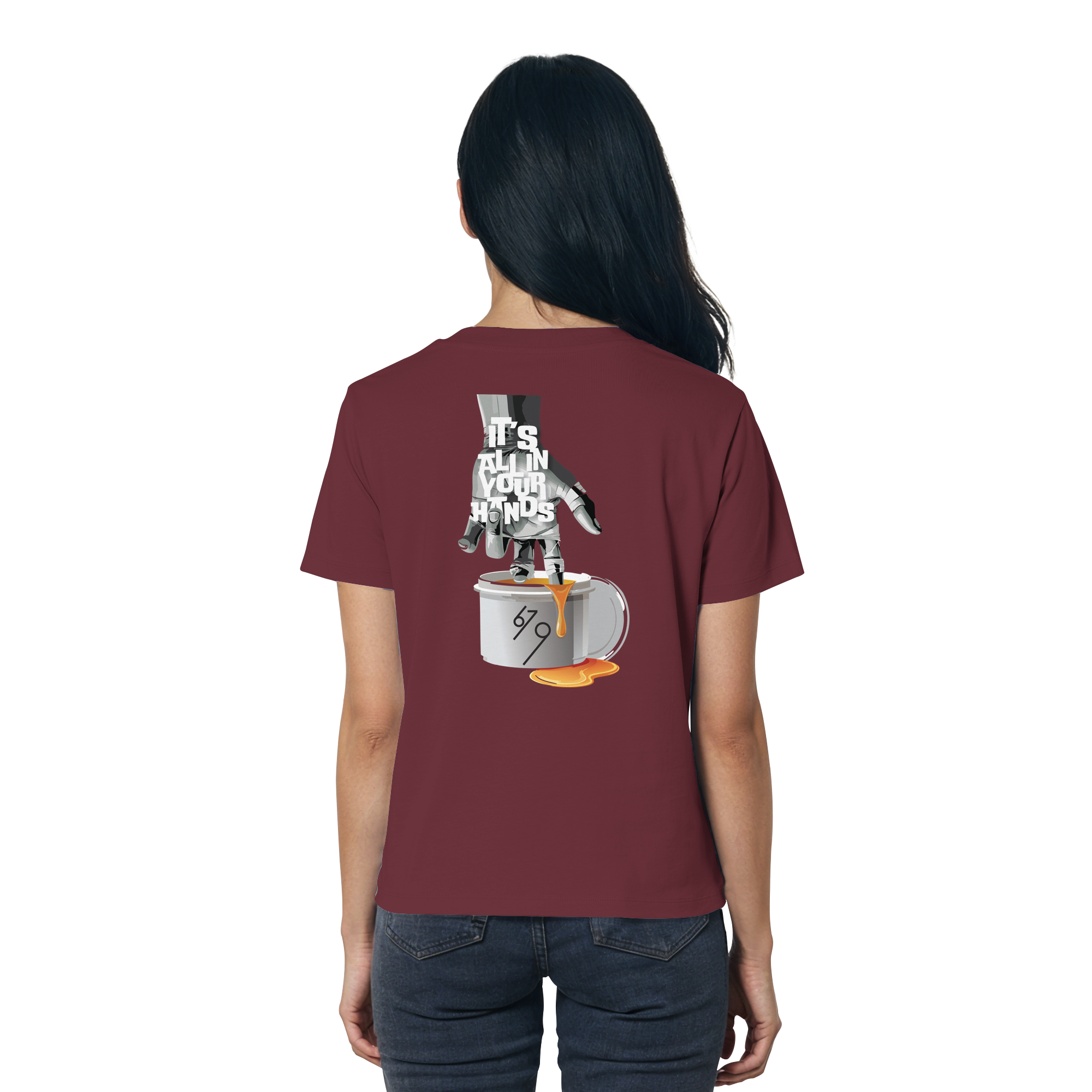 It's All In Your Hands - Ladies Organic Shirt