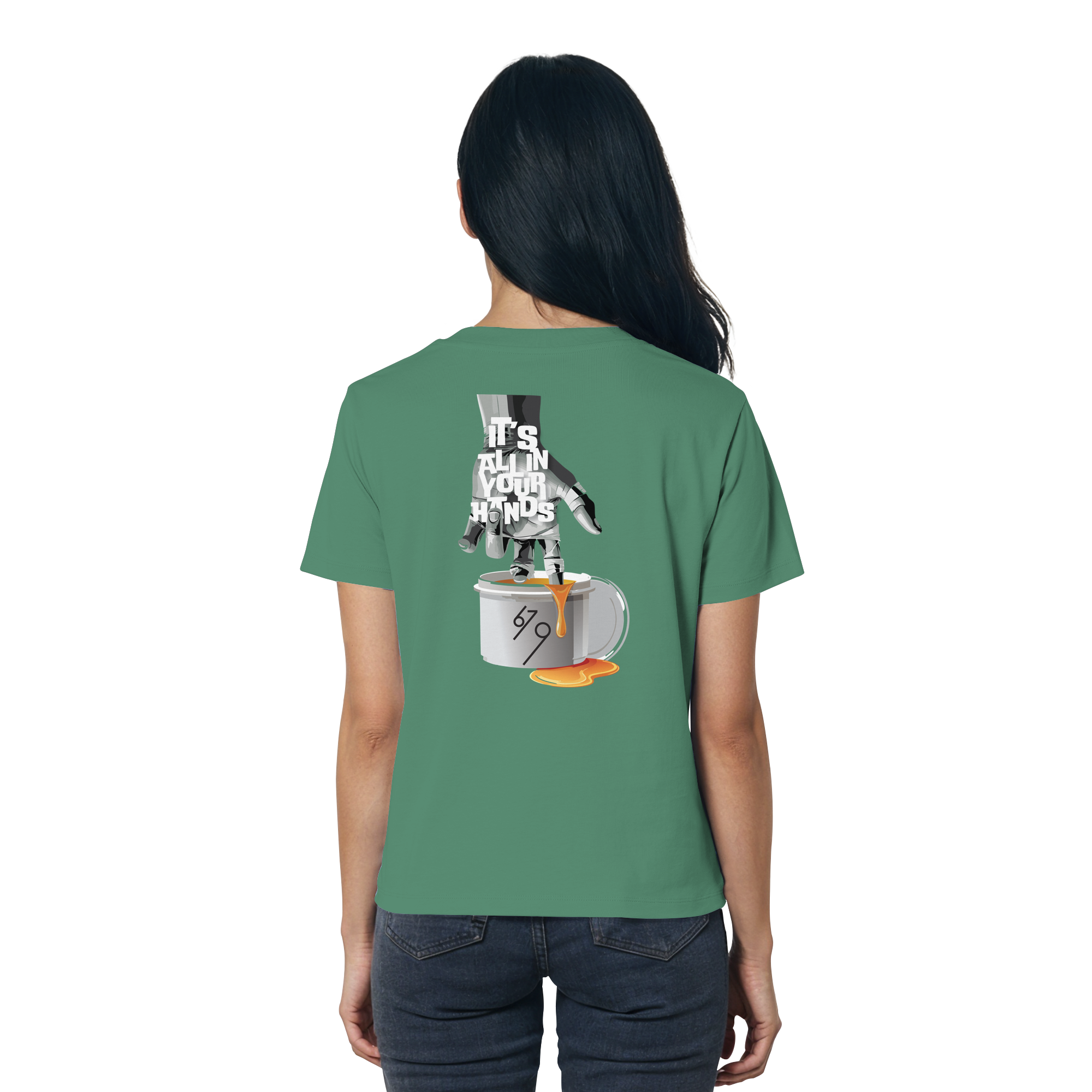 It's All In Your Hands - Ladies Organic Shirt