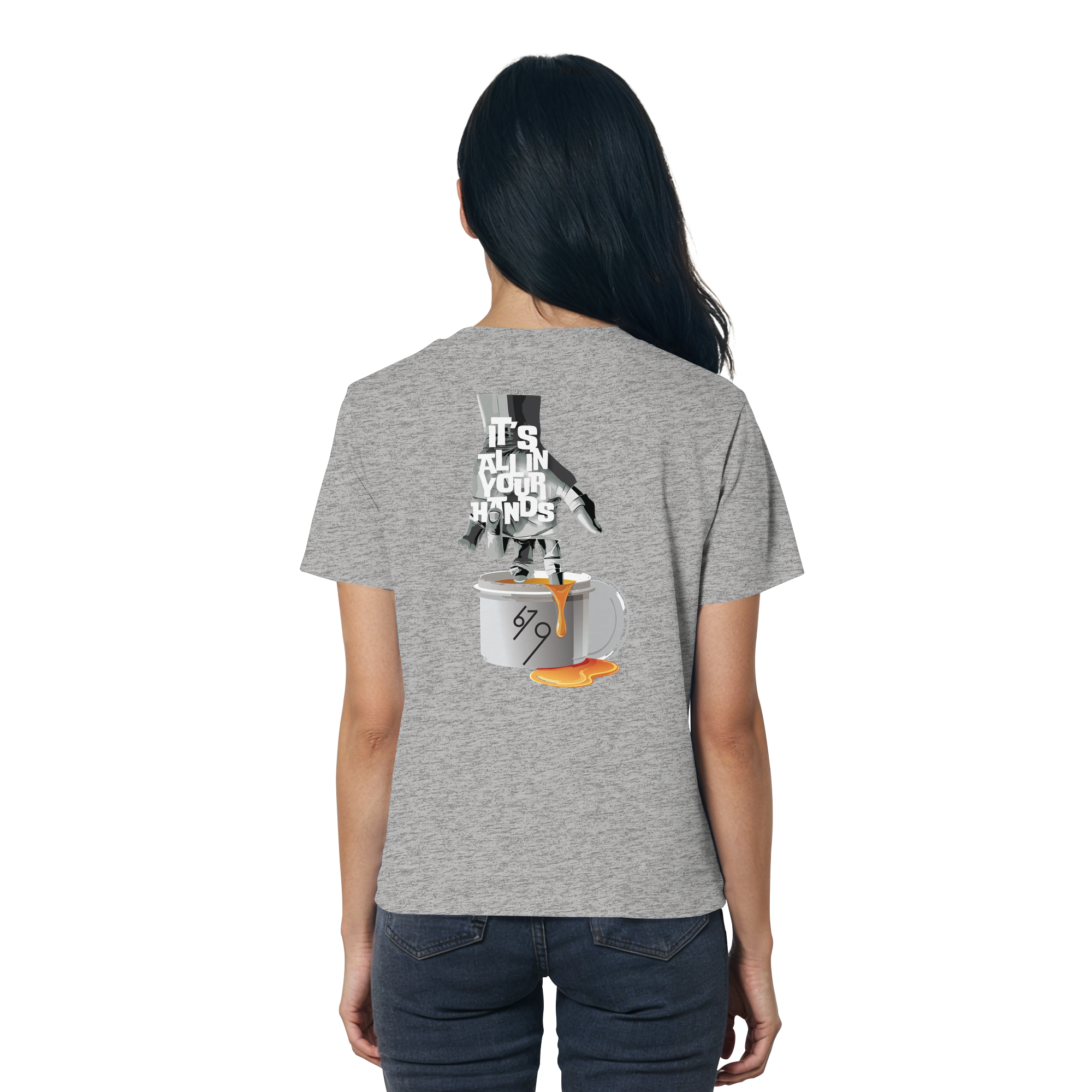 It's All In Your Hands - Ladies Organic Shirt