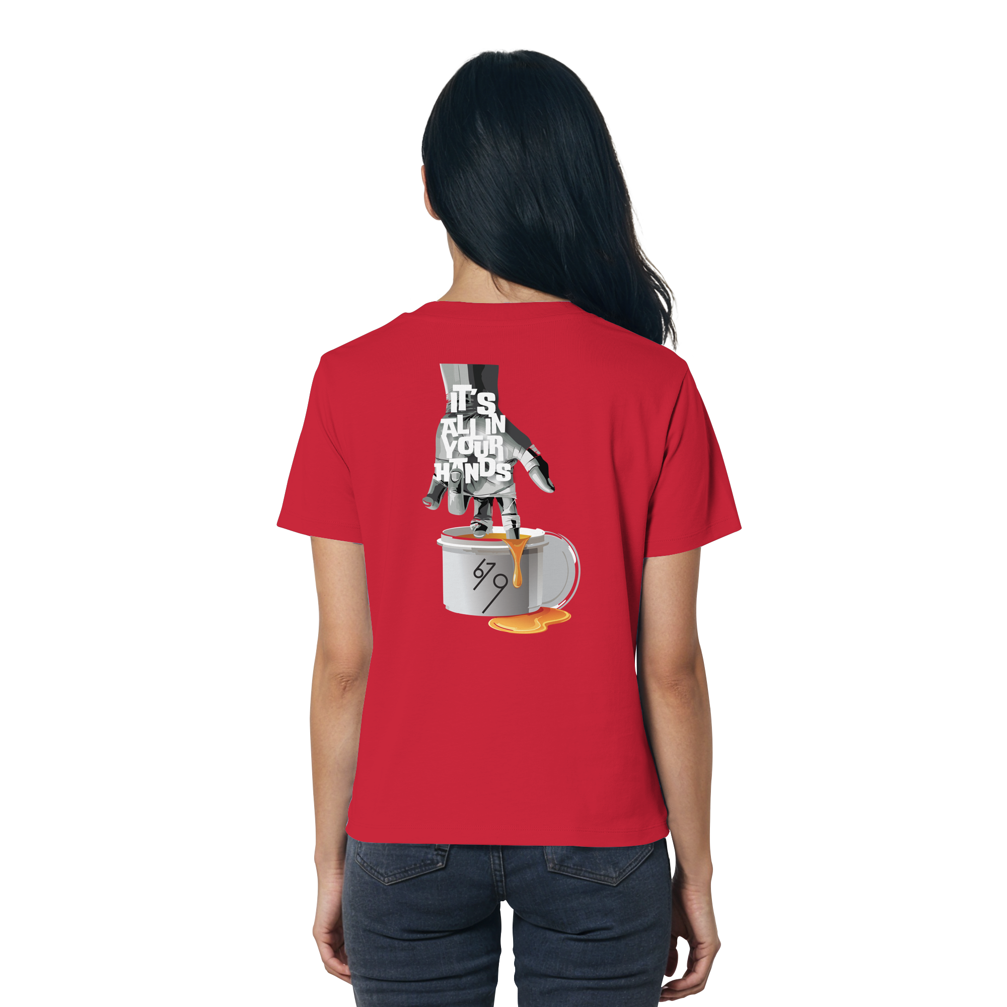 It's All In Your Hands - Ladies Organic Shirt