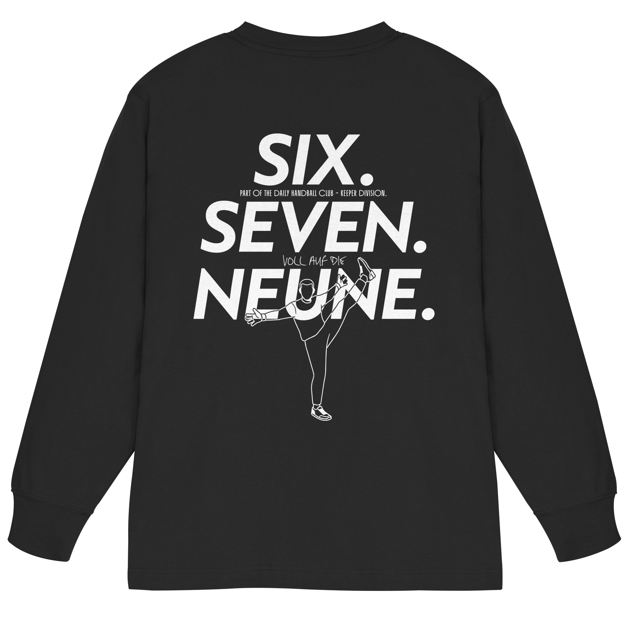 SIX. SEVEN. NEUNE. – Keeper Edition - Organic Heavy Oversized Longsleeve T-Shirt