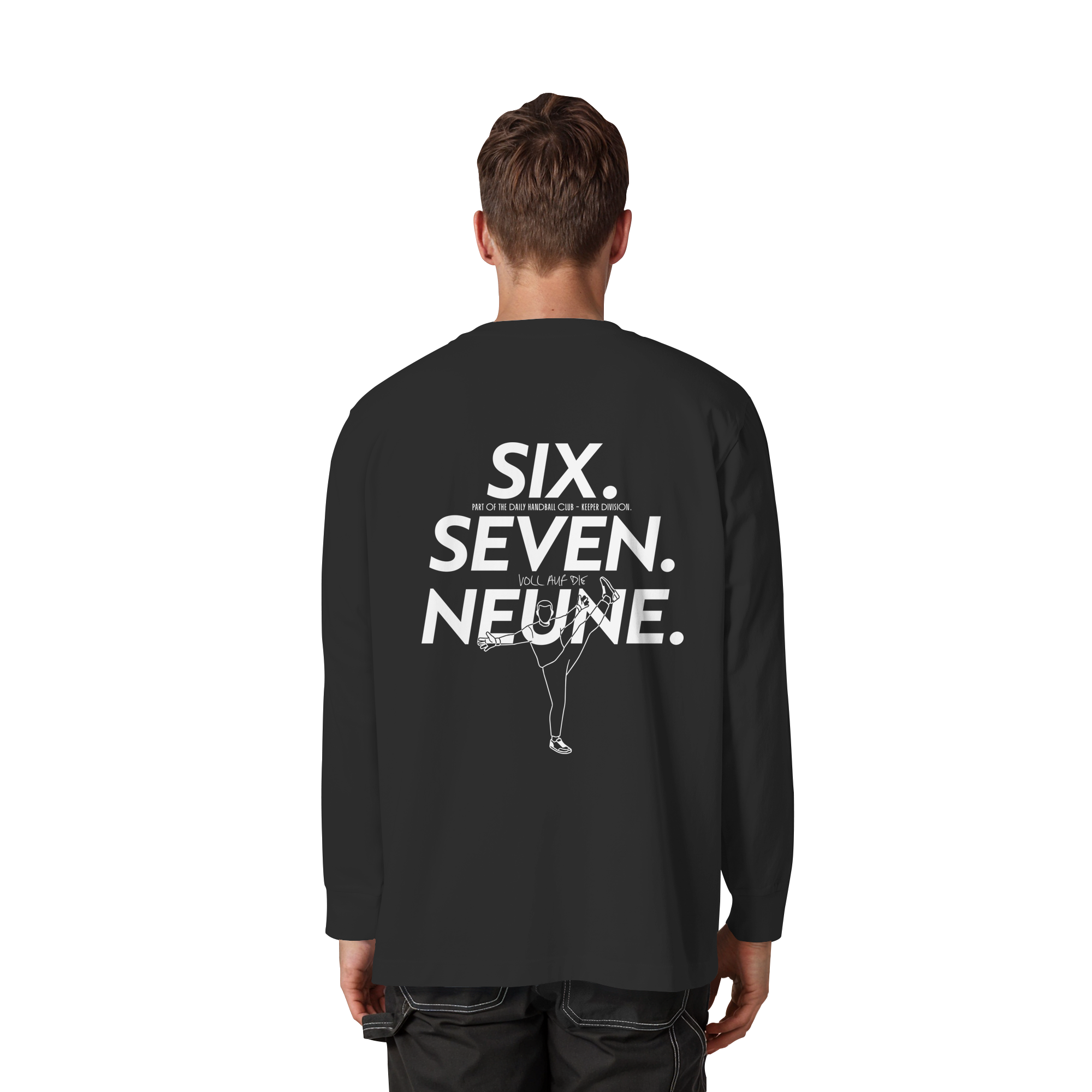 SIX. SEVEN. NEUNE. – Keeper Edition - Organic Heavy Oversized Longsleeve T-Shirt