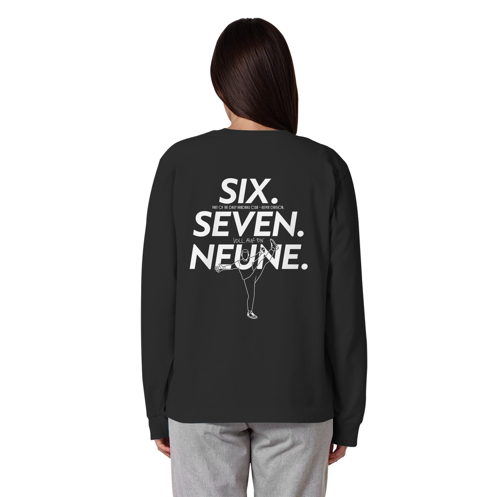 SIX. SEVEN. NEUNE. – Keeper Edition - Organic Heavy Oversized Longsleeve T-Shirt