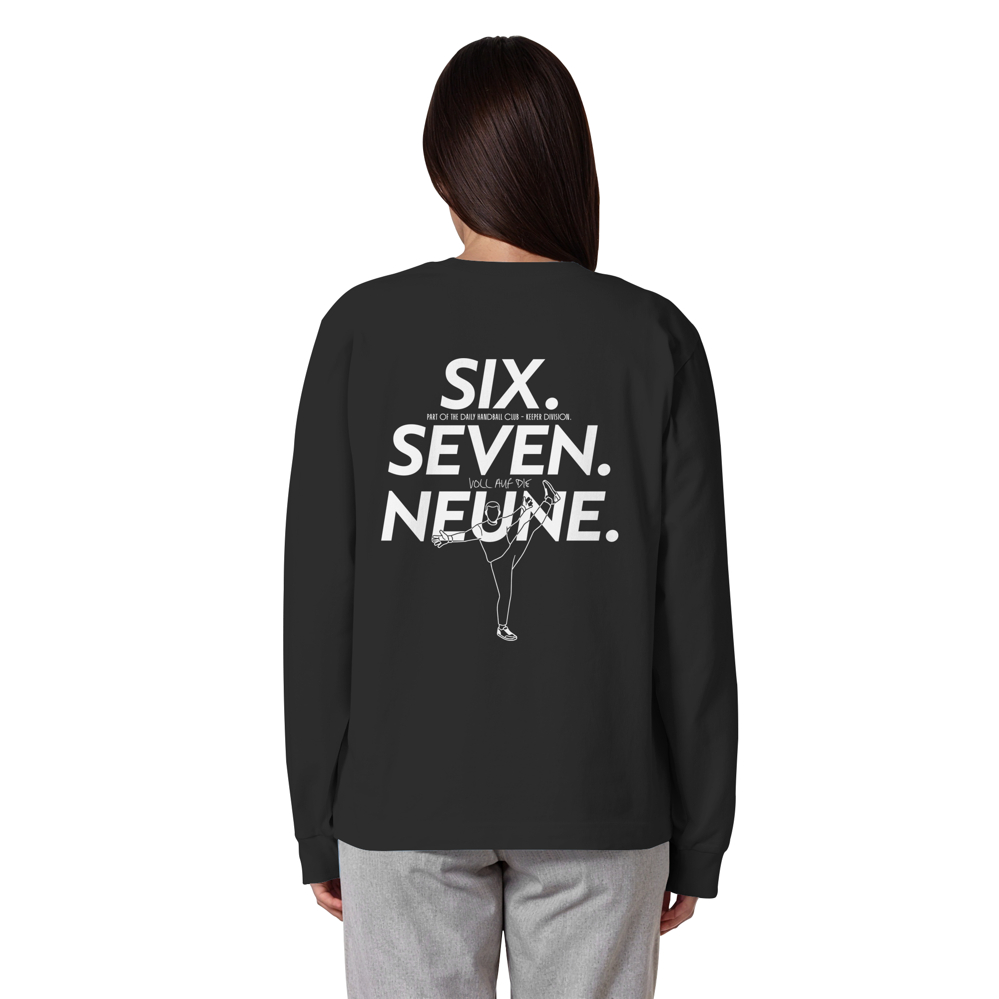 SIX. SEVEN. NEUNE. – Keeper Edition - Organic Heavy Oversized Longsleeve T-Shirt