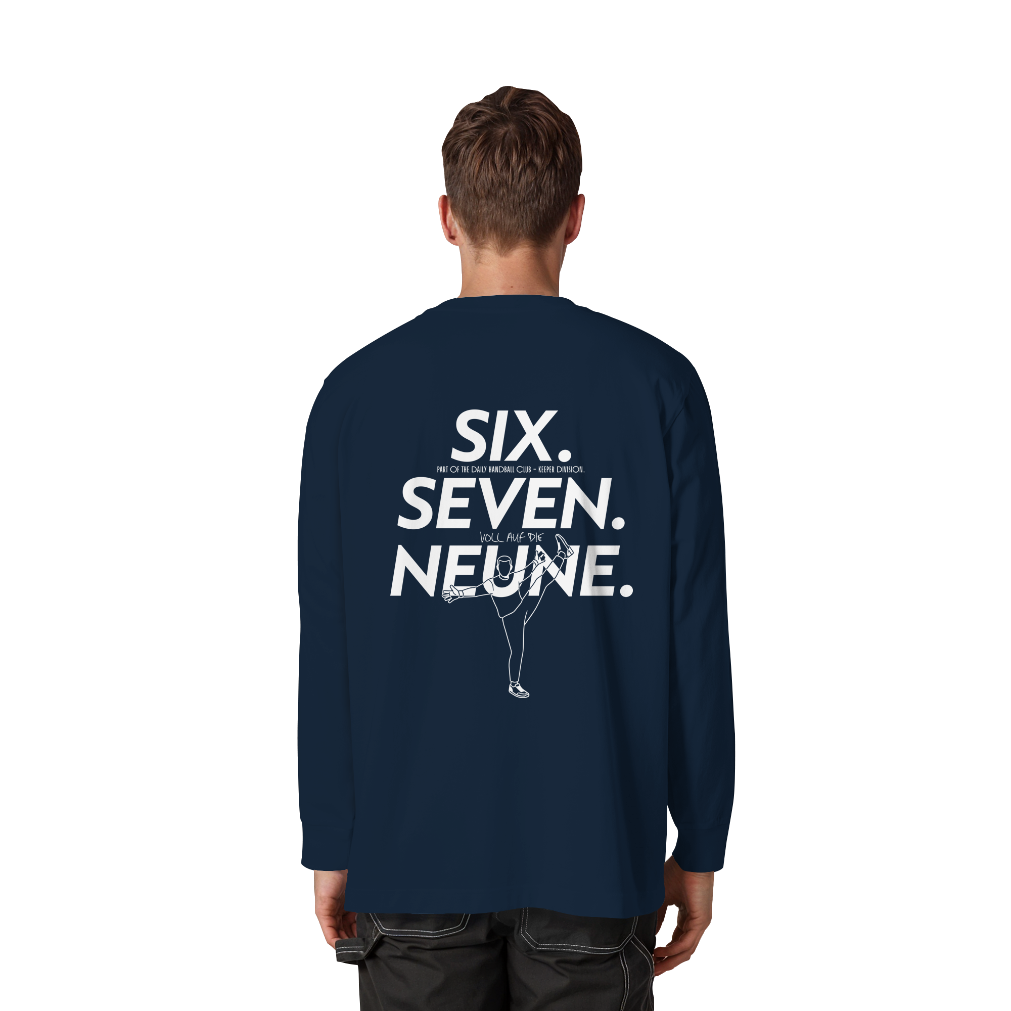 SIX. SEVEN. NEUNE. – Keeper Edition - Organic Heavy Oversized Longsleeve T-Shirt