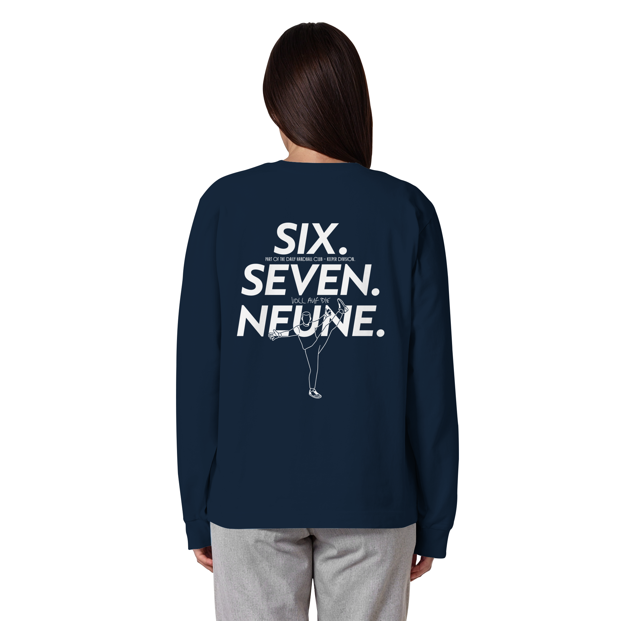 SIX. SEVEN. NEUNE. – Keeper Edition - Organic Heavy Oversized Longsleeve T-Shirt